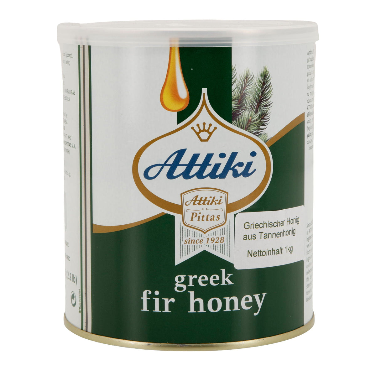 Honig Attiki | Griechischer Tannenhonig | naturbelassen | 1 kg Attiki