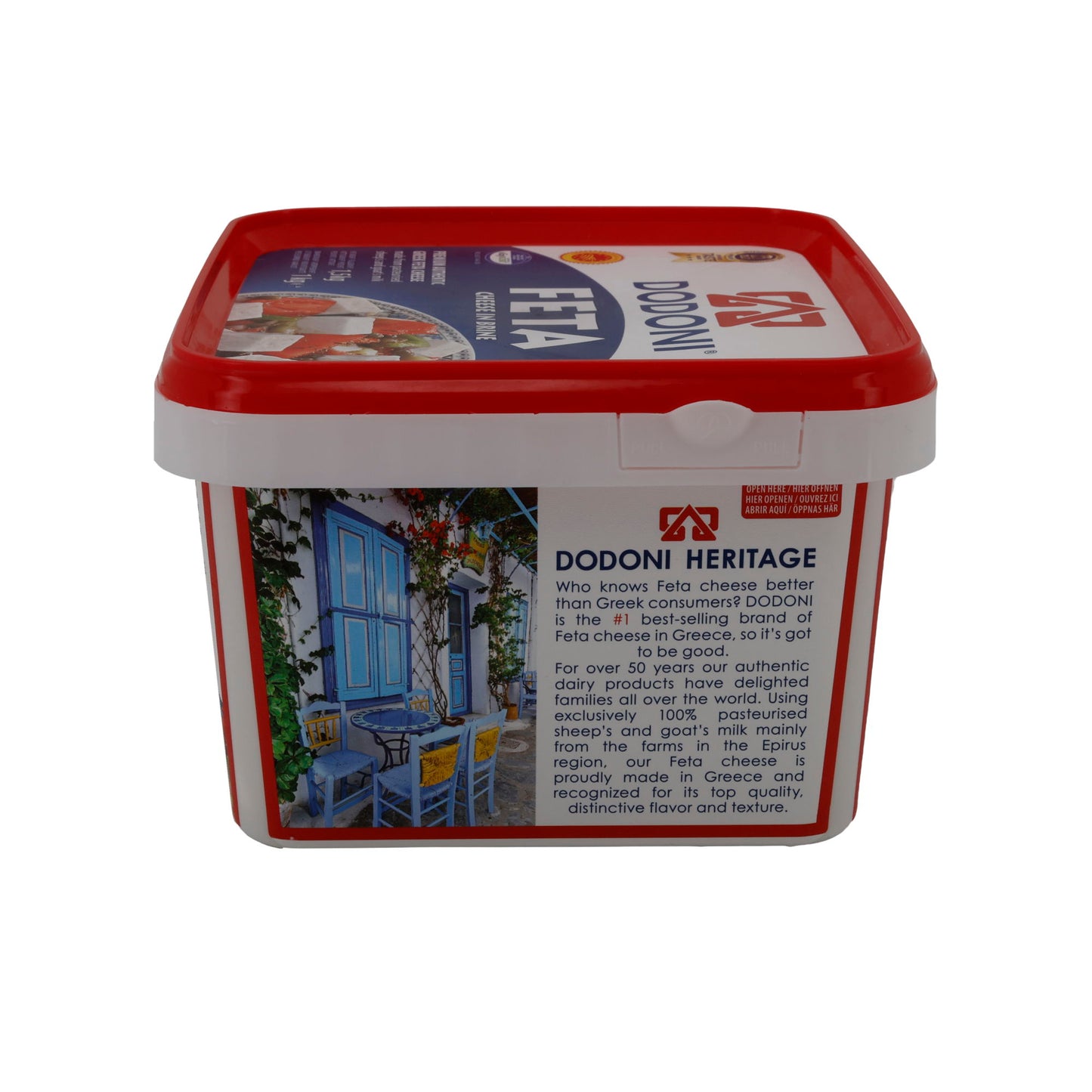 Formaggio Feta Dodoni Feta Käse | Formaggio | Formaggio Feta greco premium in salamoia g.U. | 1,5 kg