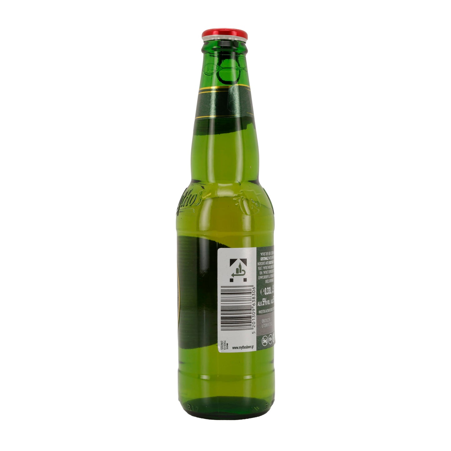 Mythos Helles Bier | Griechisches Lager | 5 % vol | 330 ml