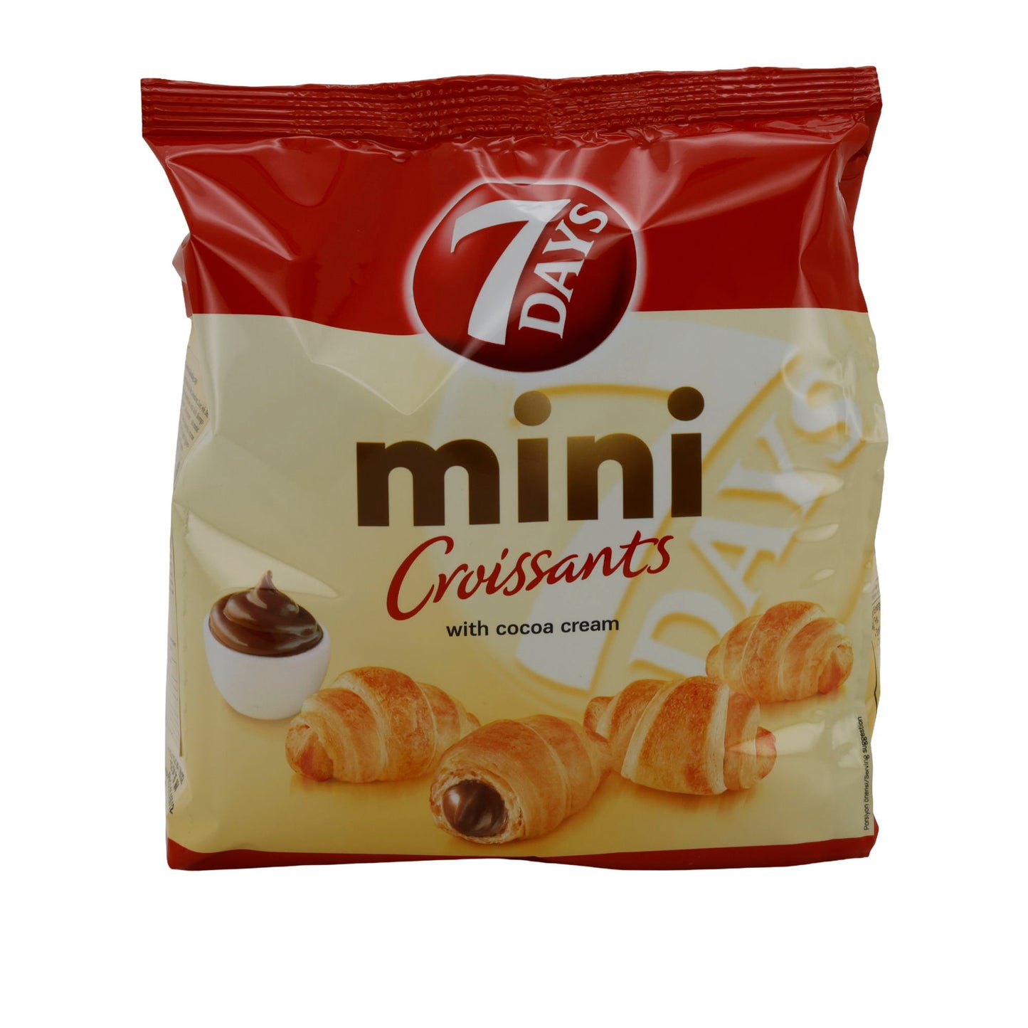 Mini Kruvasanlar 7Days | Kruvasanlar | Kremalı Kakao Dolgulu | 185 g