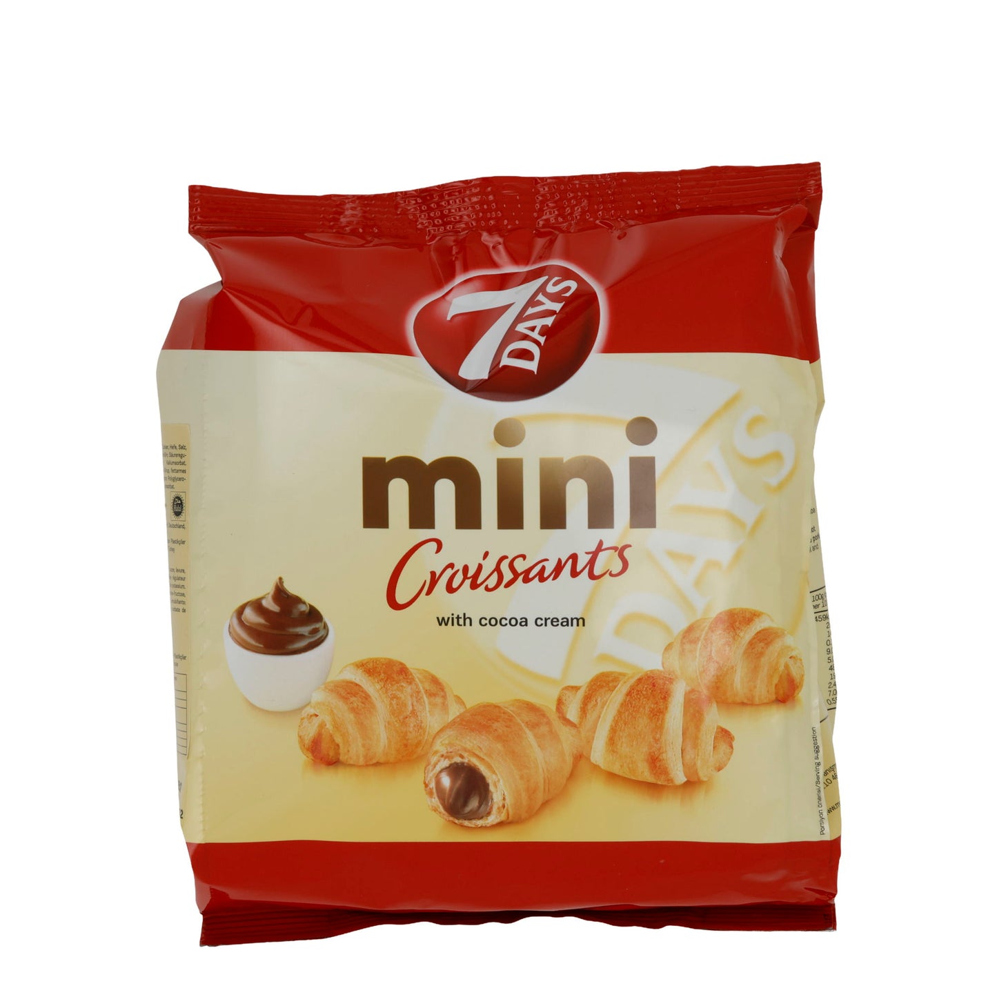 Mini Kruvasanlar 7Days | Kruvasanlar | Kremalı Kakao Dolgulu | 185 g
