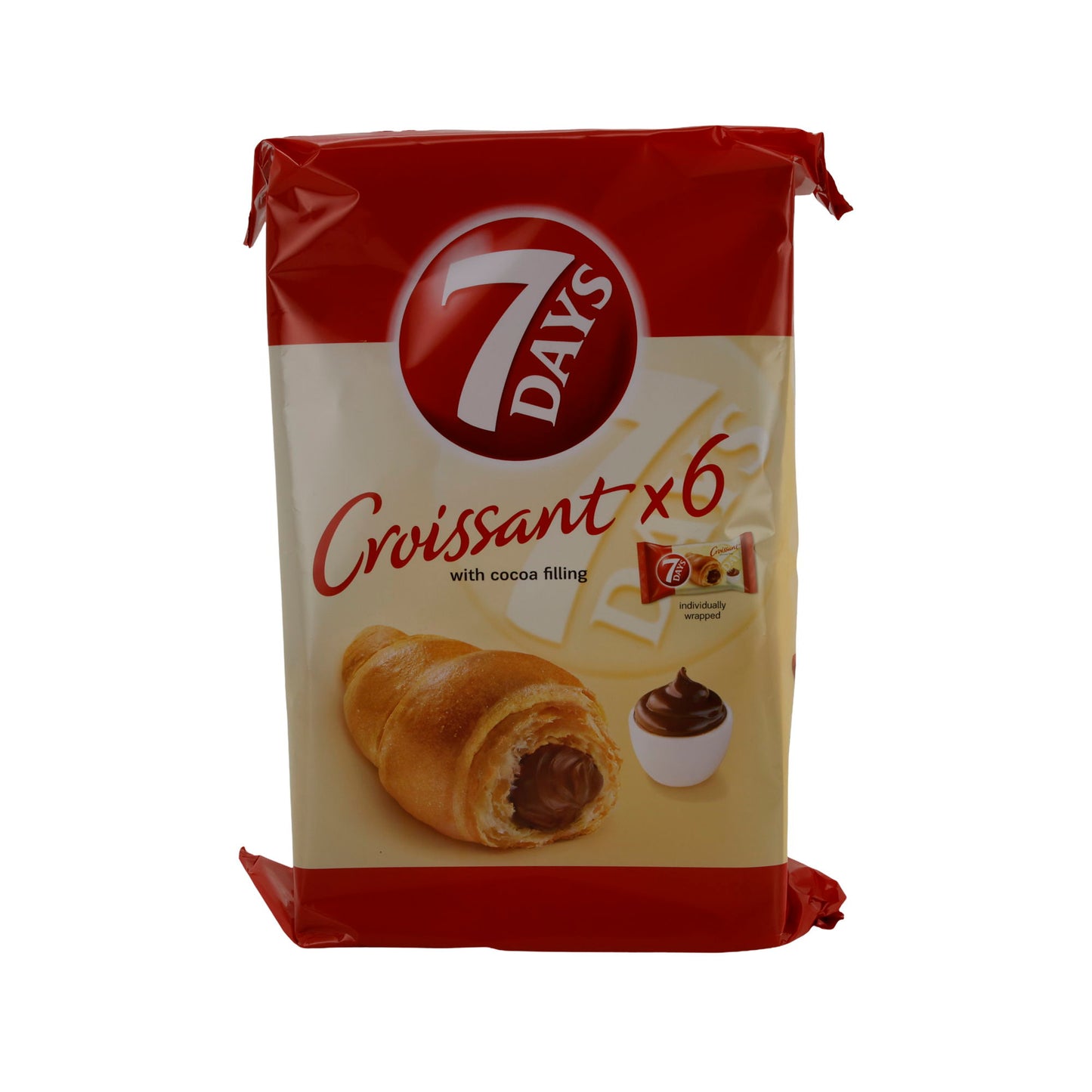 Croissant 7Days | Croissant | Croissant morbidi con ripieno di cacao | 240 g (6 x 40 g)