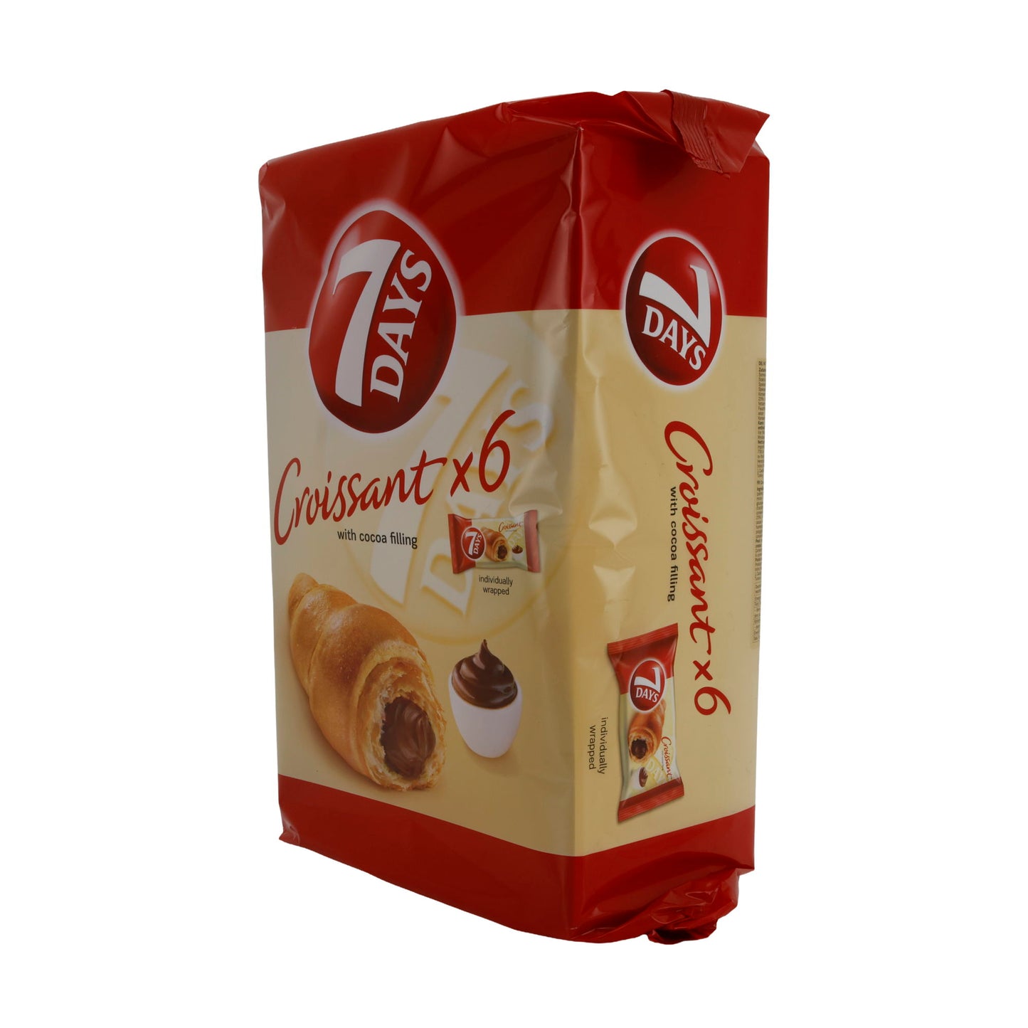 Croissant 7Days | Croissant | Croissant morbidi con ripieno di cacao | 240 g (6 x 40 g)