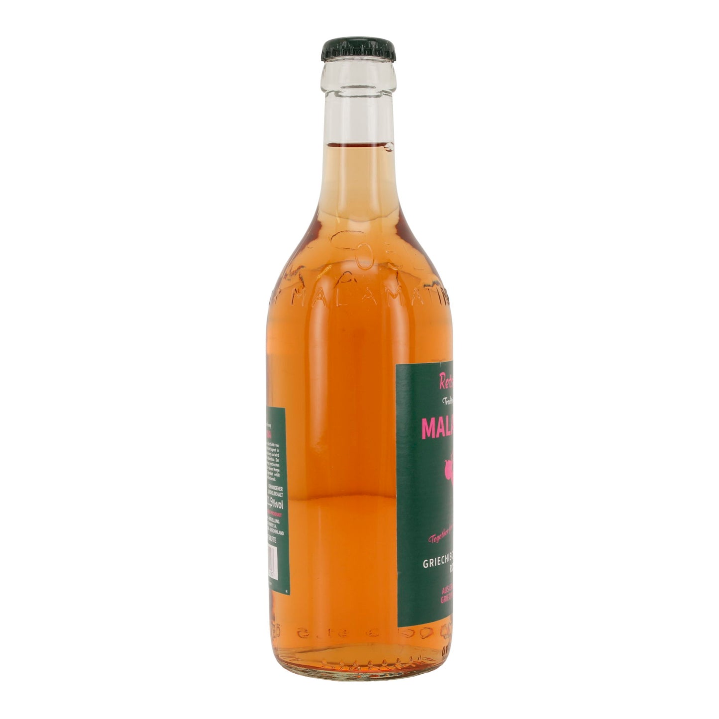 Malamatina Retsina Rosé | Griechischer trockener Roséwein | 11,5 % vol | 500 ml