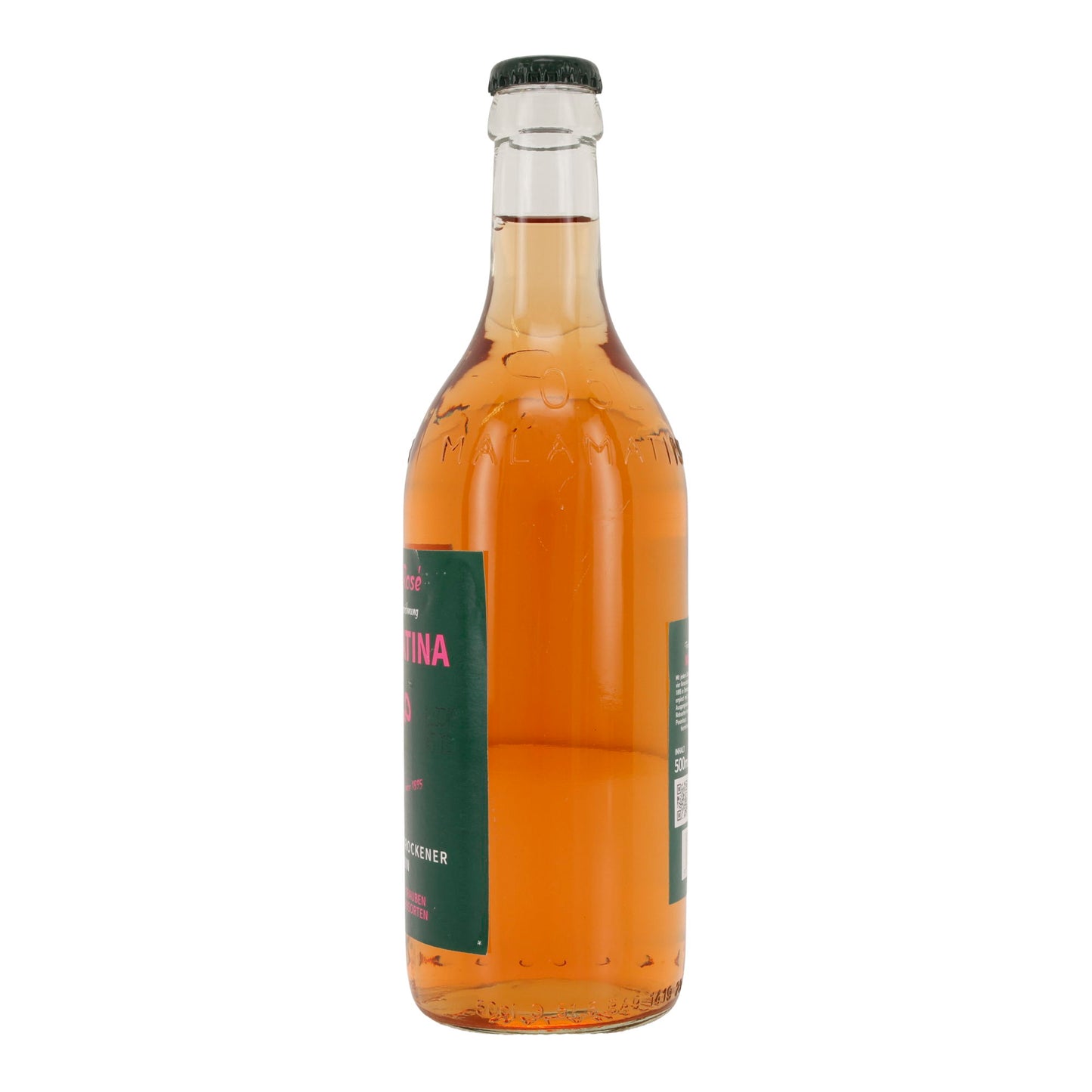 Malamatina Retsina Rosé | Griechischer trockener Roséwein | 11,5 % vol | 500 ml