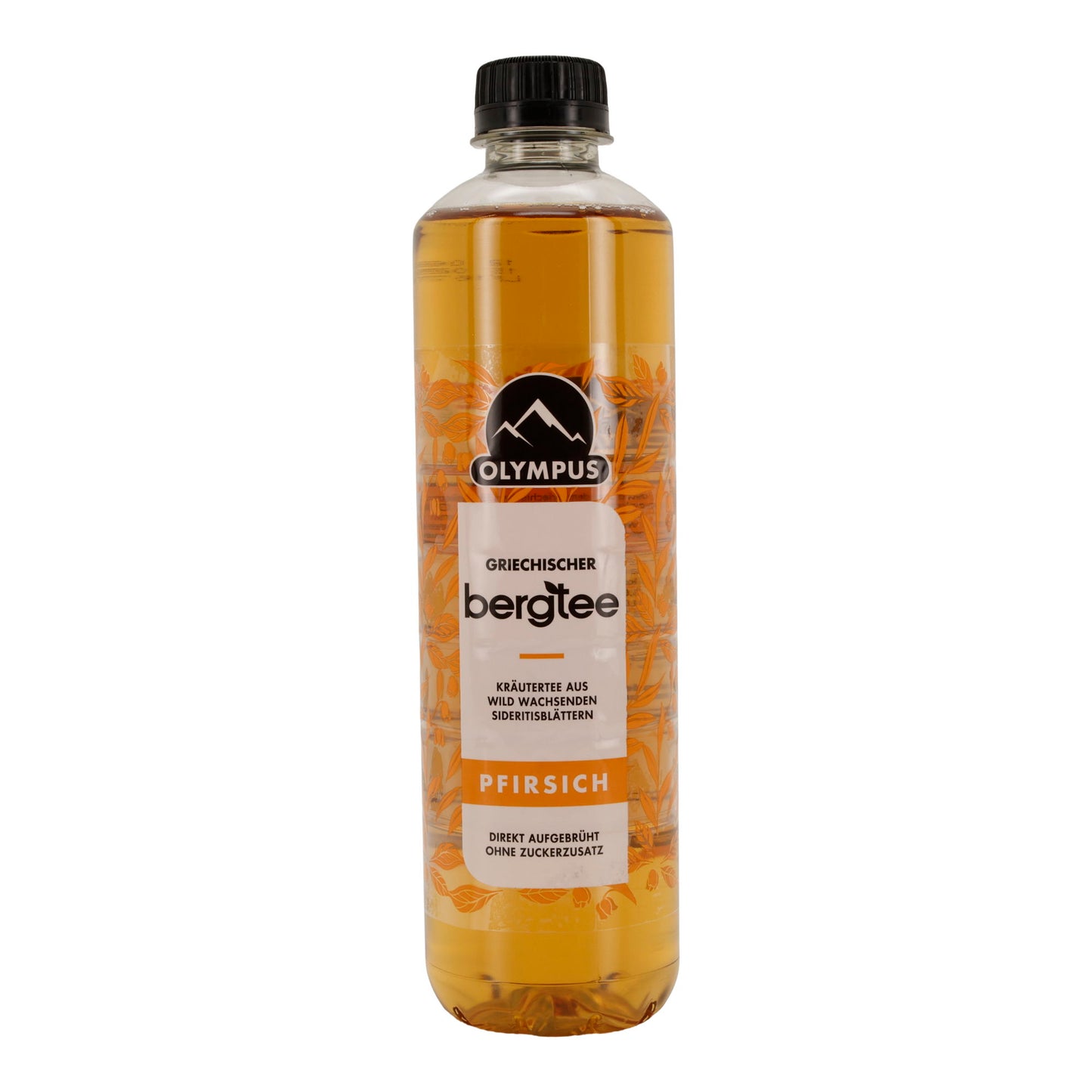 Getränk Olympus | Griechischer Bergtee Pfirsich | ohne Zuckerzusatz, direkt aufgebrüht | 500 ml