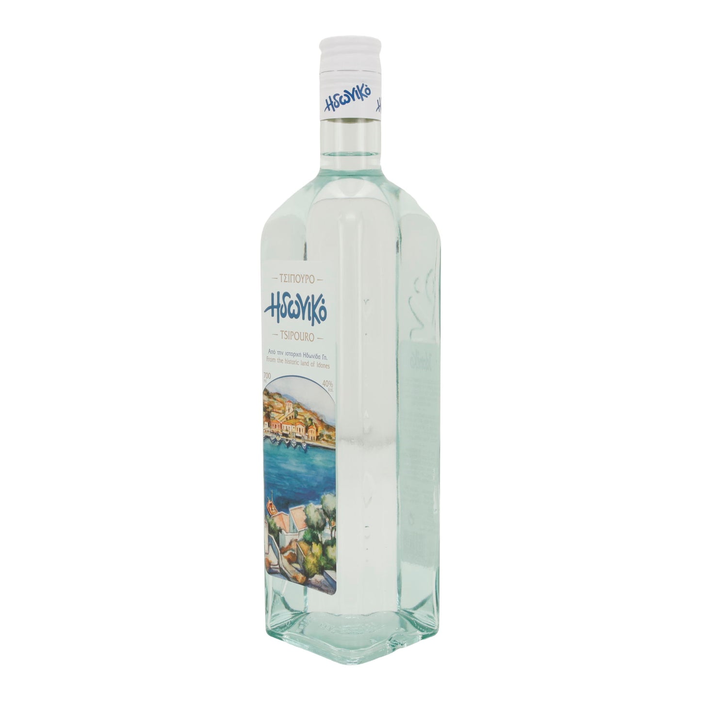 Tsipouro Idoniko | Griechischer Tresterbrand | ohne Anis | 40 % vol. | 700 ml