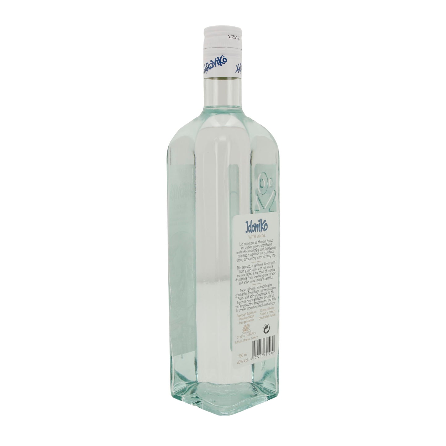 Idoniko Tsipouro | Mit Anis | Griechenland | 43 % vol | 700 ml