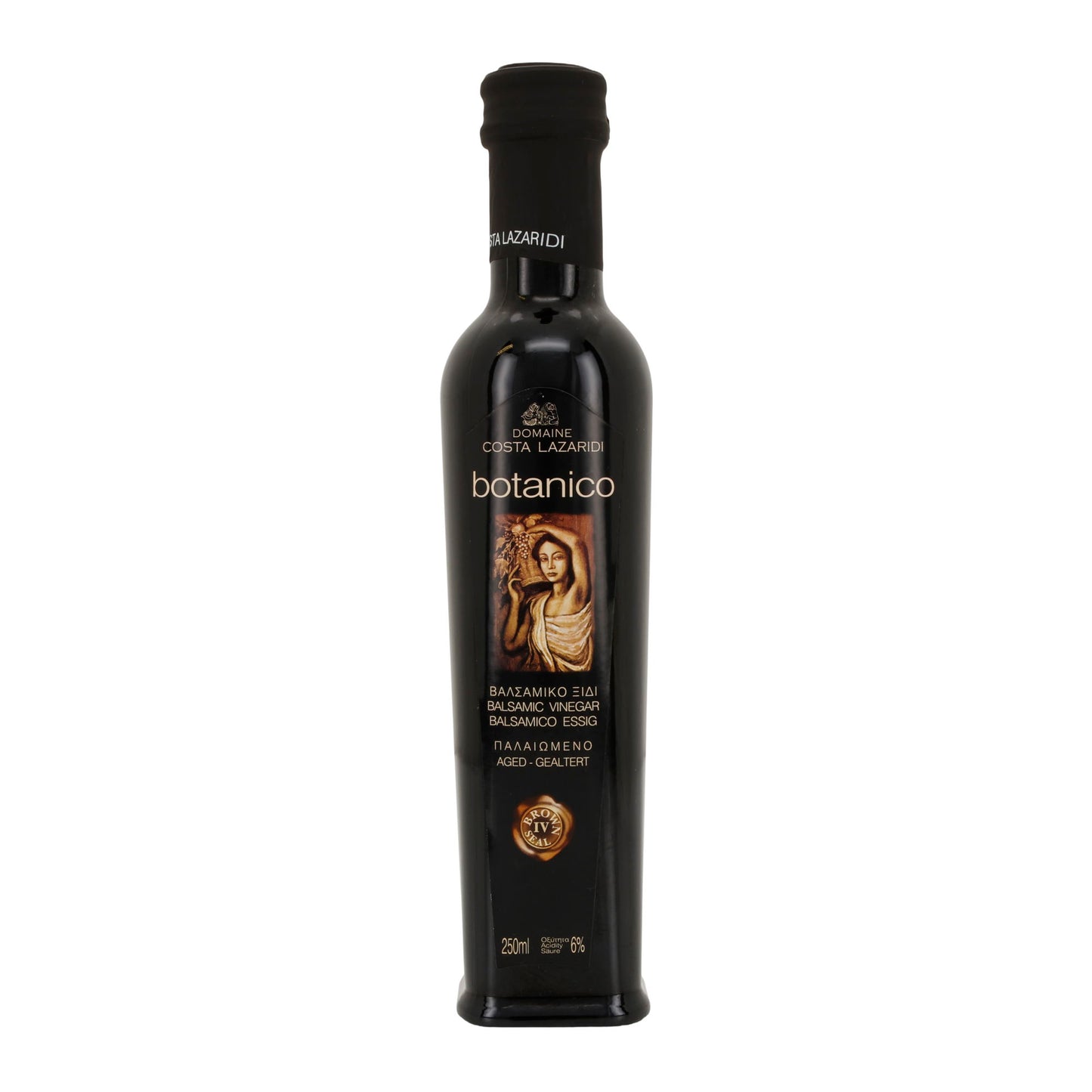 Essig Domaine Costa Lazaridi | Botanico Balsamico | Gereift, 6 % Säure, griechisch | 250 ml