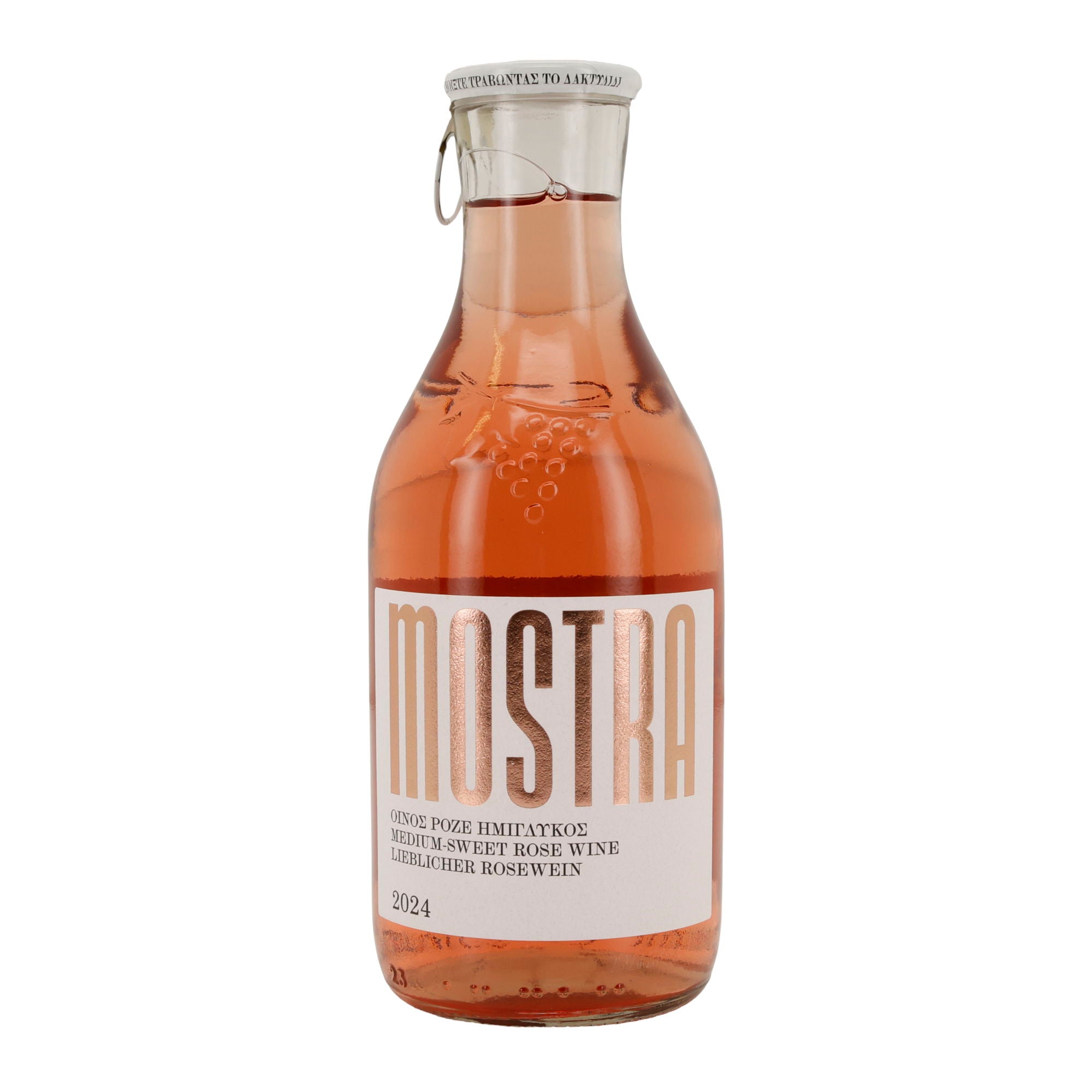 Roséwein Mostra | Lieblich | Muscat, Syrah & Merlot | 500 ml Mostra Tsililis