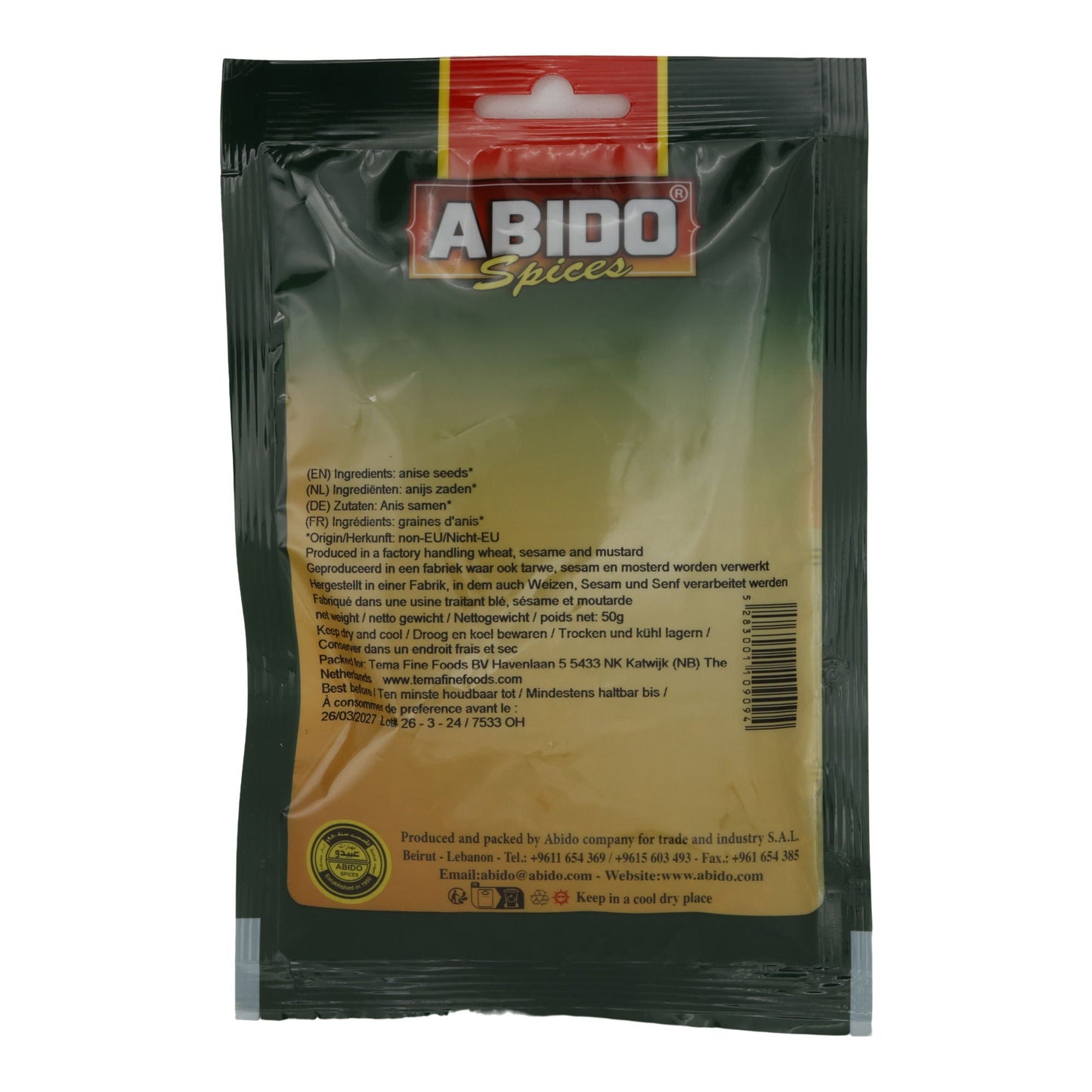 Anis Abido | Gewürz | Samen | 50 g ABIDO