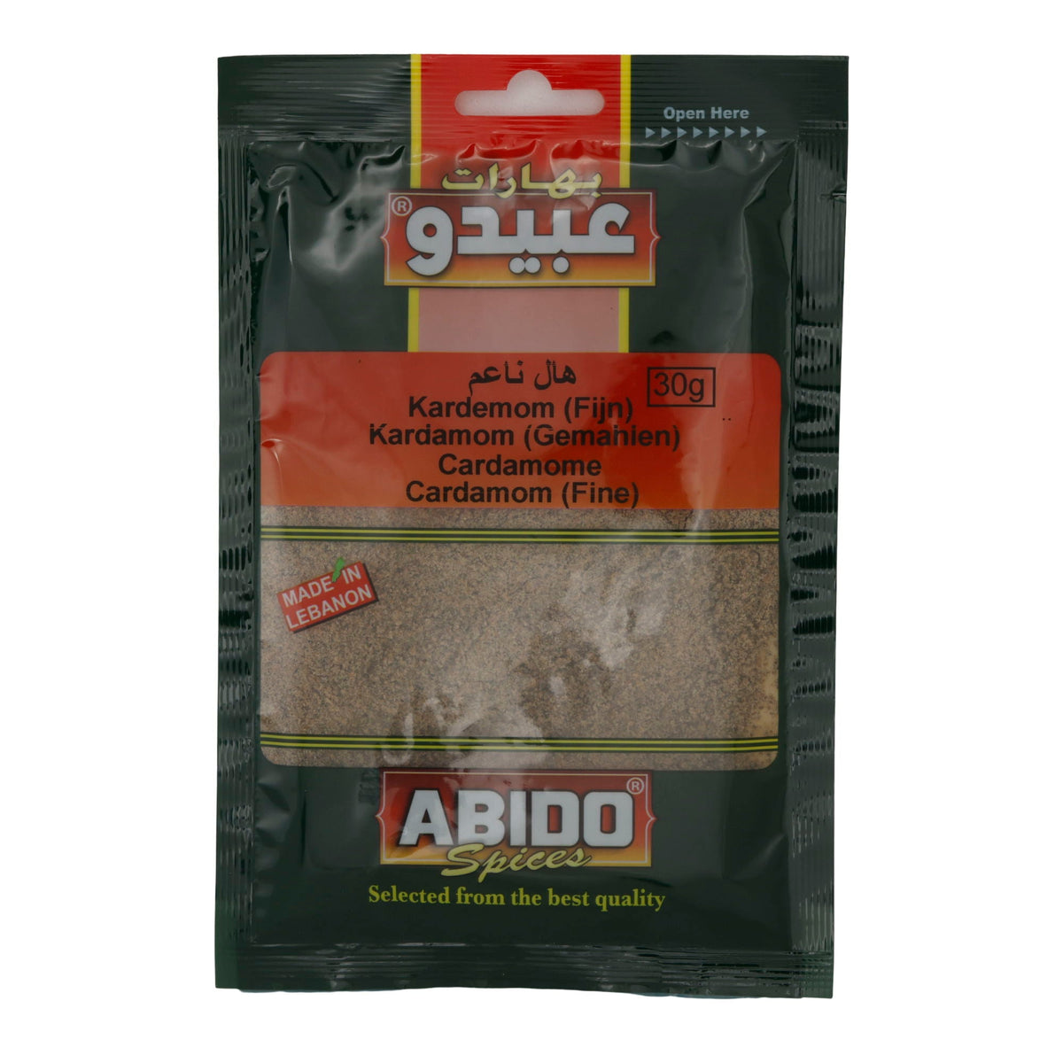Gewürz Abido | Kardamom gemahlen | Intensiv duftend, orientalisch | 30g ABIDO