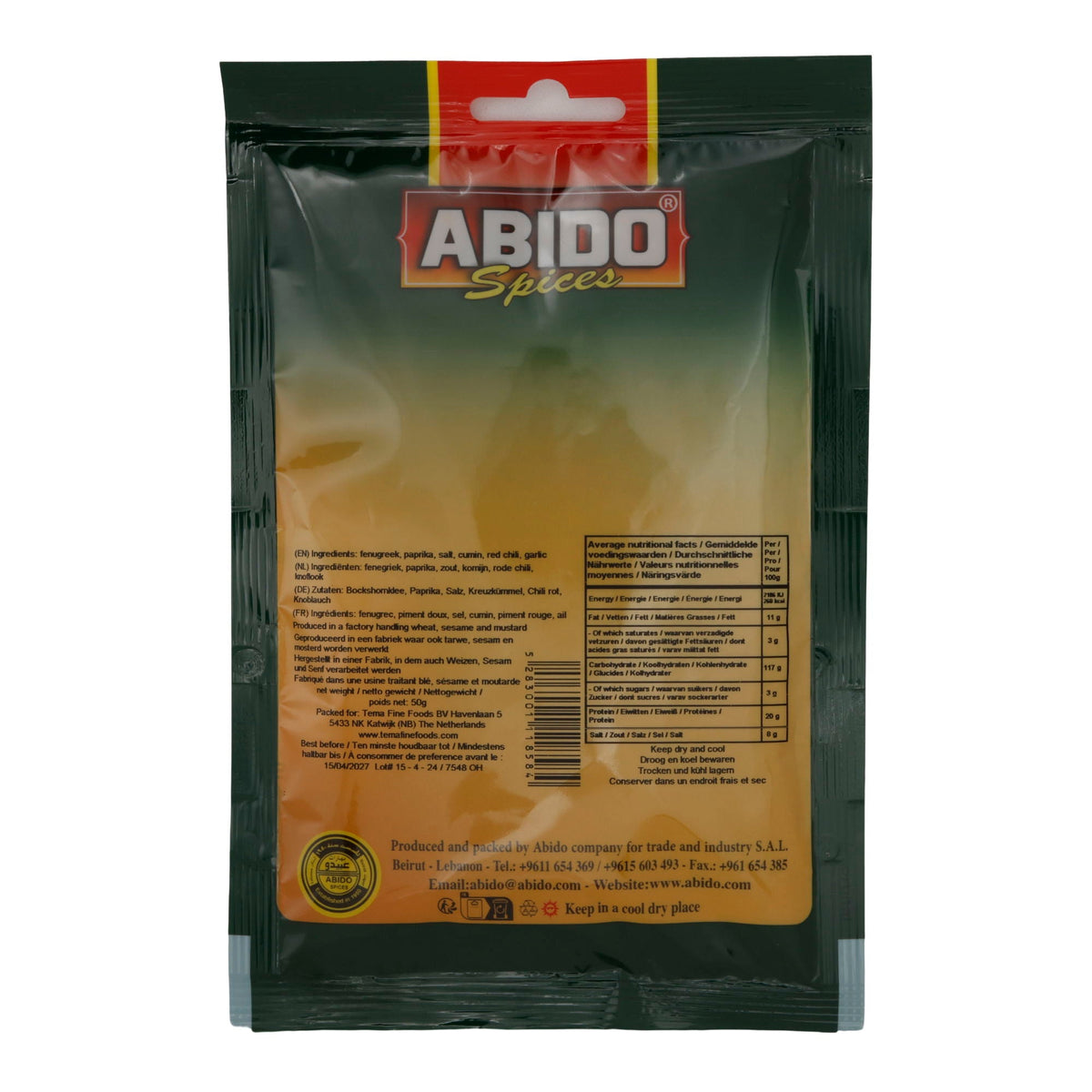 Sucuk-Gewürzmischung für Wurst Abido | 50 g ABIDO