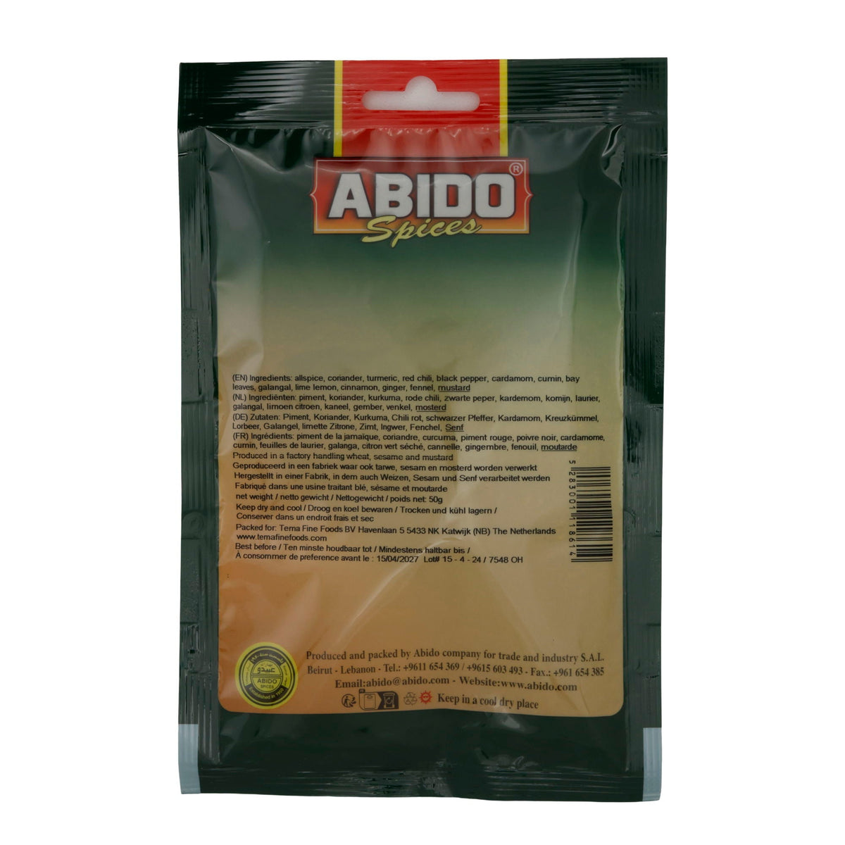 Gewürzmischung Abido | Kabseh Spices | Orientalisch | 50 g ABIDO
