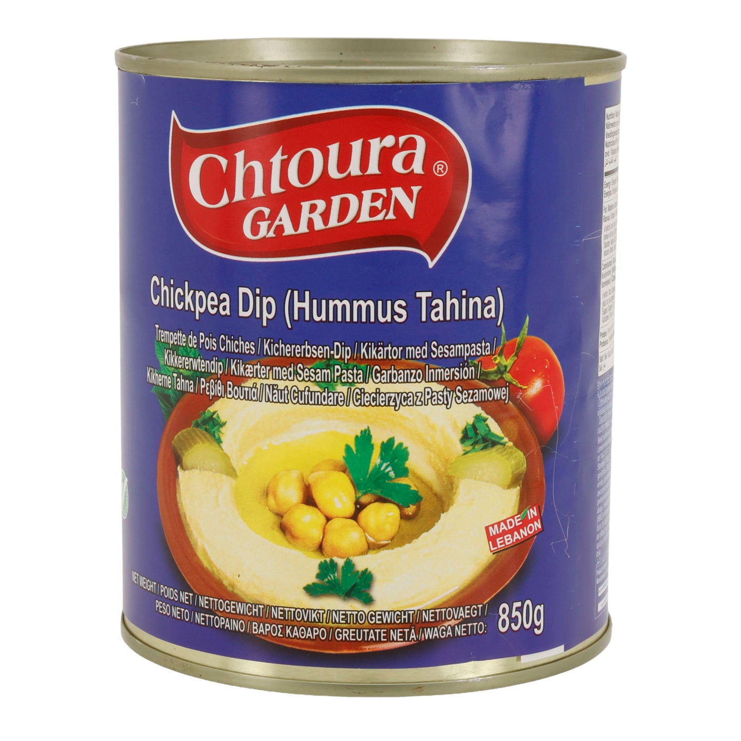 Chtaura Garden | Hummus mit Tahina | Kichererbsen & Sesampaste | 850 g