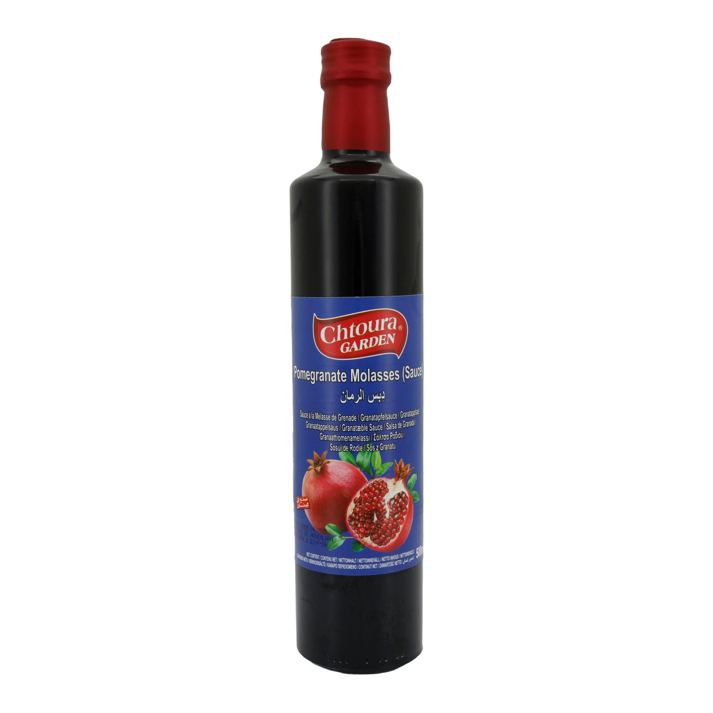 Sirup Chtoura Garden | Granatapfelsirup | Authentische Granatapfel-Molasse für die orientalische Küche | 500 ml