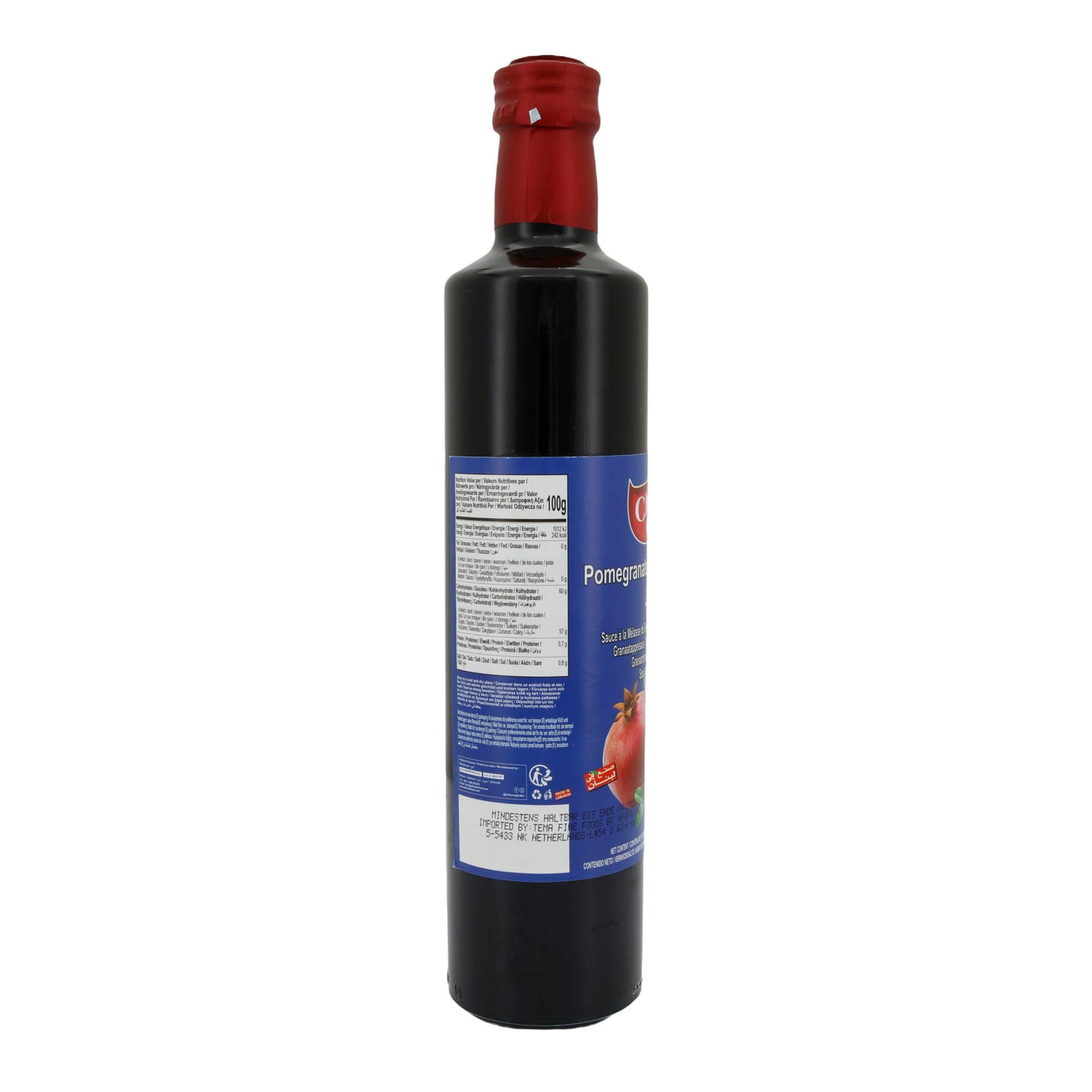 Sirup Chtoura Garden | Granatapfelsirup | Authentische Granatapfel-Molasse für die orientalische Küche | 500 ml