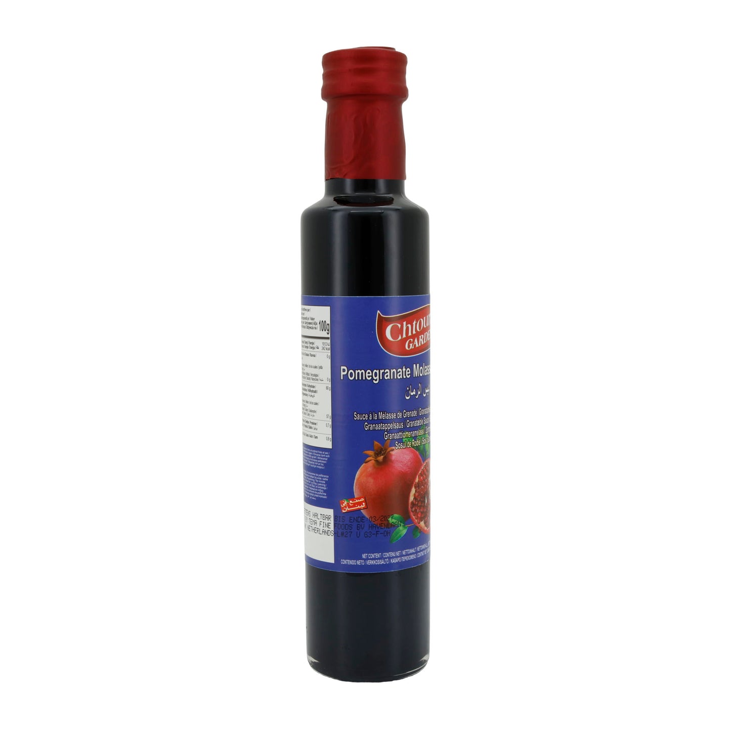 Sirup Chtoura Garden | Granatapfelsirup | Authentische Granatapfel-Molasse für die orientalische Küche | 250 ml