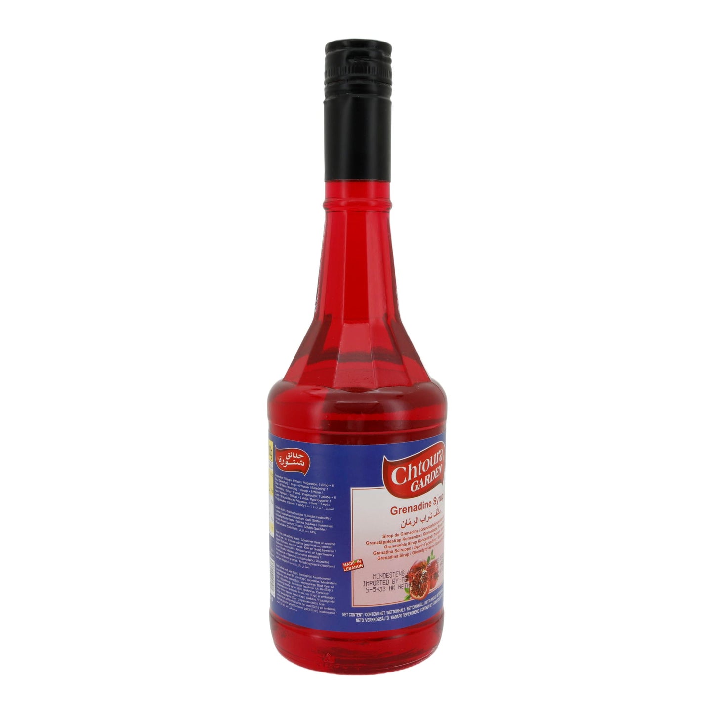 Sirup Chtoura Garden | Grenadine Sirup | Fruchtiger Sirup für Cocktails & Desserts | 600 ml CHTOURA GARDEN