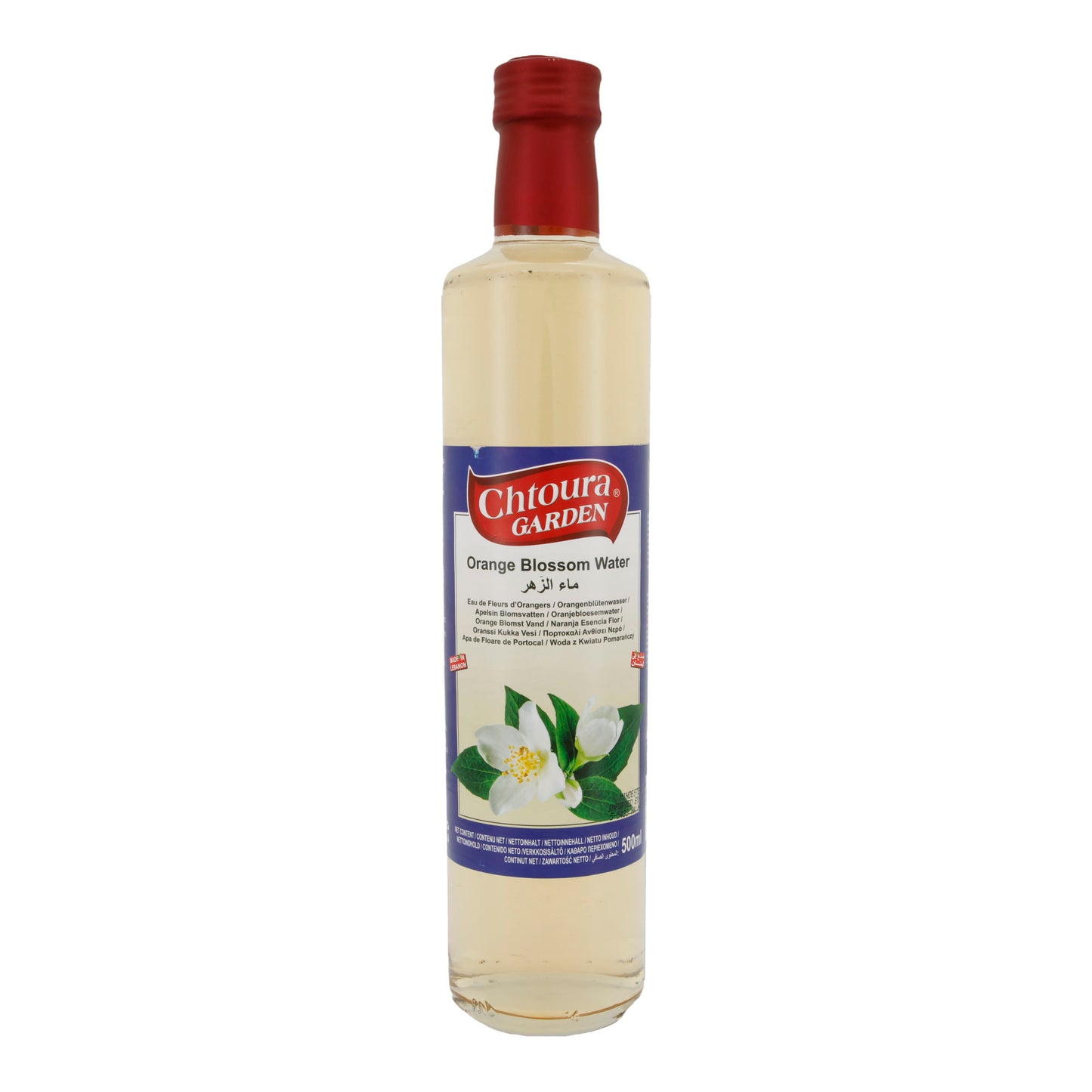 Acqua di fiori d'arancio Chtoura Garden | Versatile per cucina e cosmetica | 500 ml