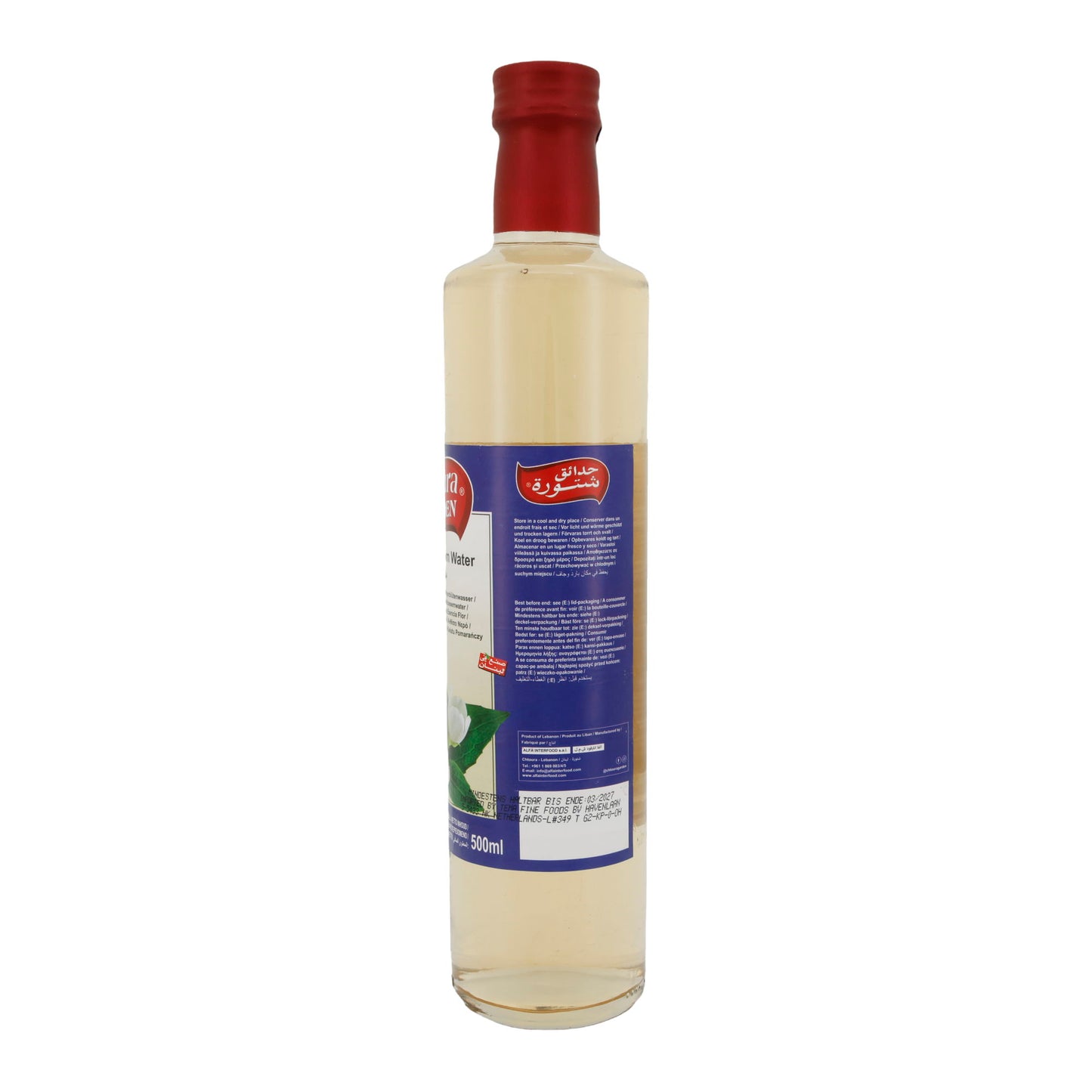 Acqua di fiori d'arancio Chtoura Garden | Versatile per cucina e cosmetica | 500 ml