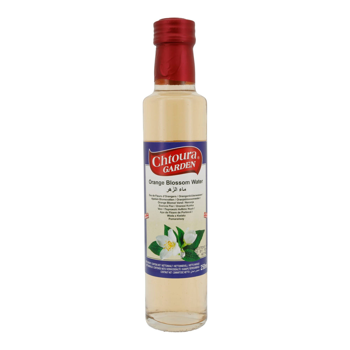 Aromastoff Chtoura Garden | Orangenblütenwasser | Vielseitig verwendbar für Küche und Kosmetik | 250 ml CHTOURA GARDEN