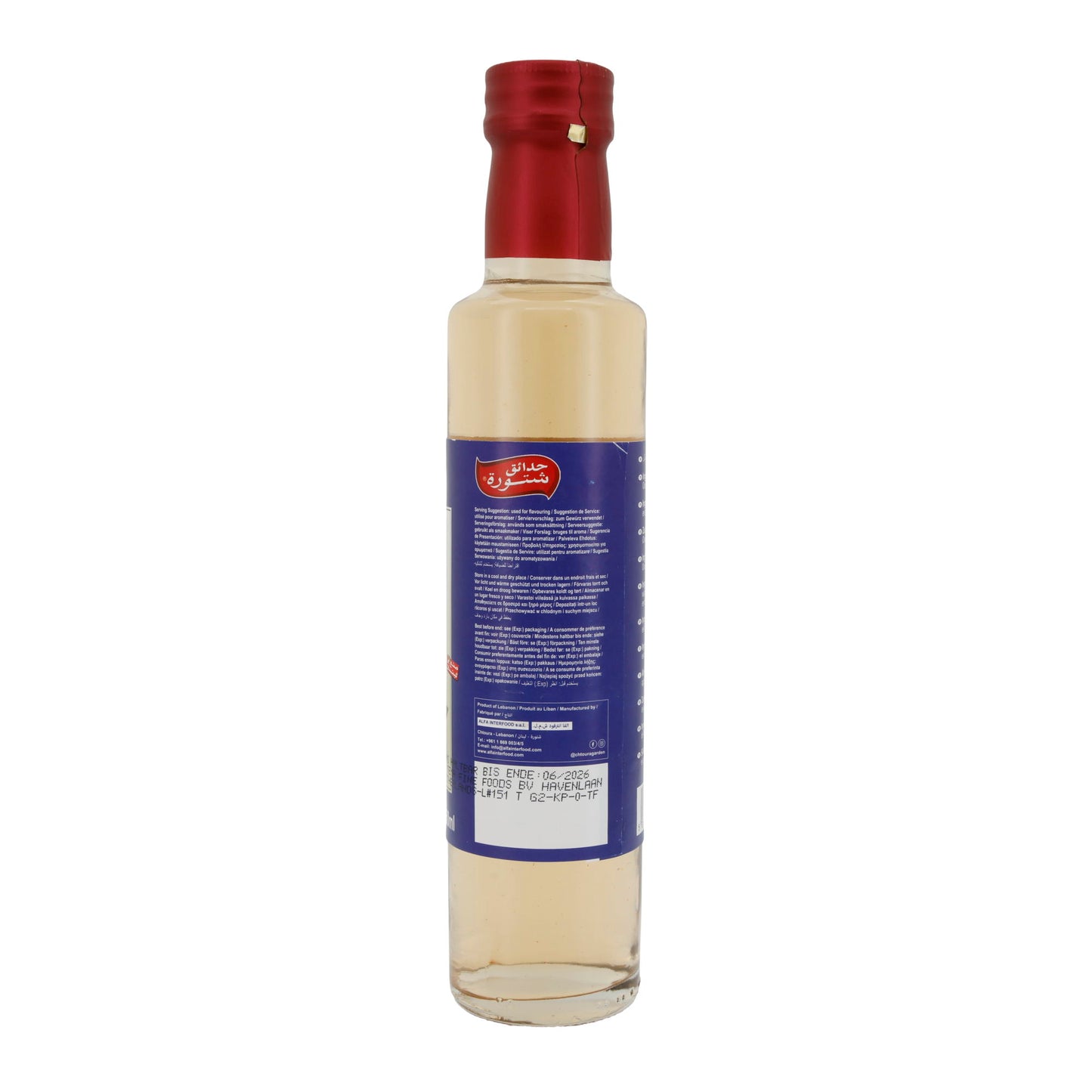 Aromastoff Chtoura Garden | Oranjebloesemwater | Veelzijdig te gebruiken voor keuken en cosmetica | 250 ml