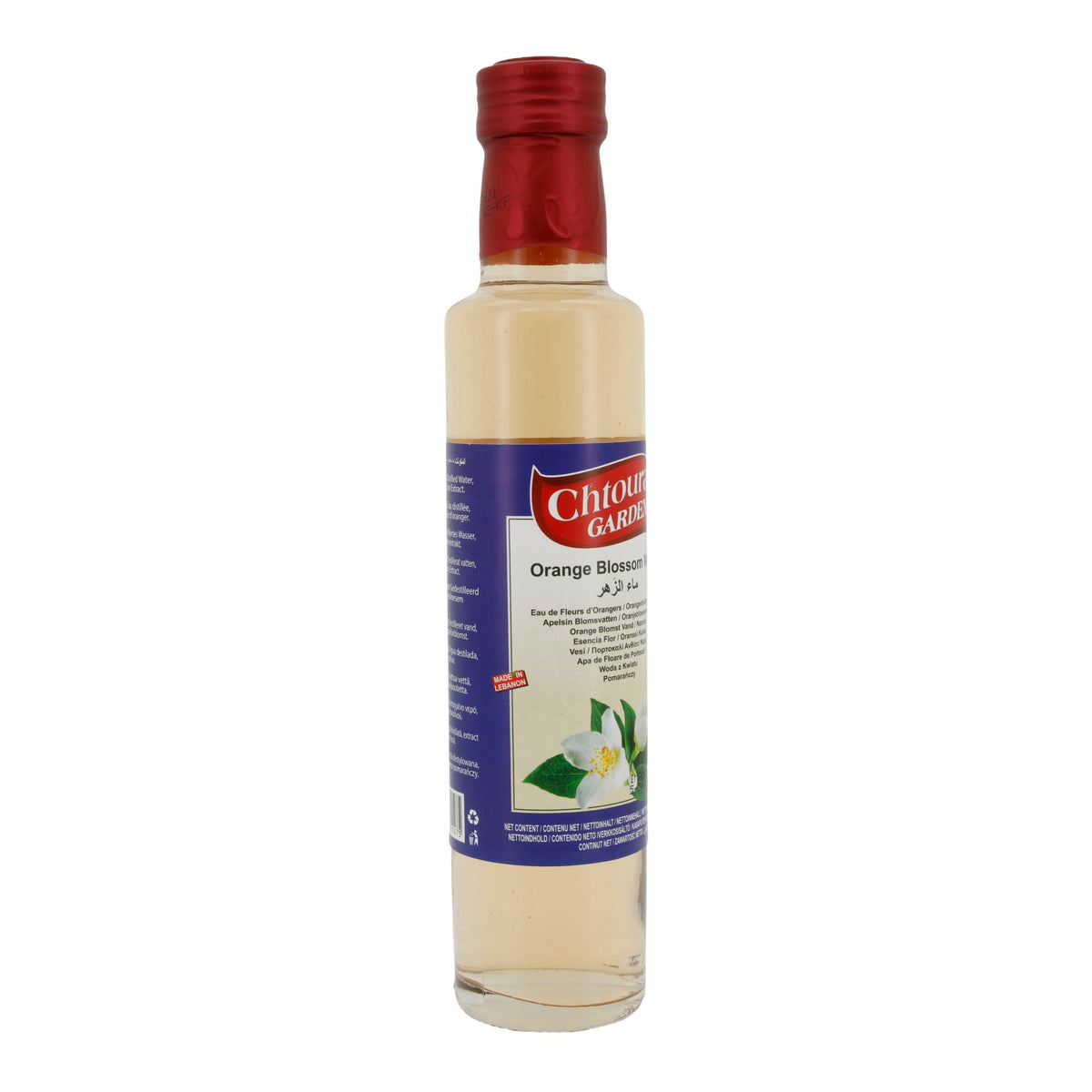 Aromastoff Chtoura Garden | Orangenblütenwasser | Vielseitig verwendbar für Küche und Kosmetik | 250 ml CHTOURA GARDEN