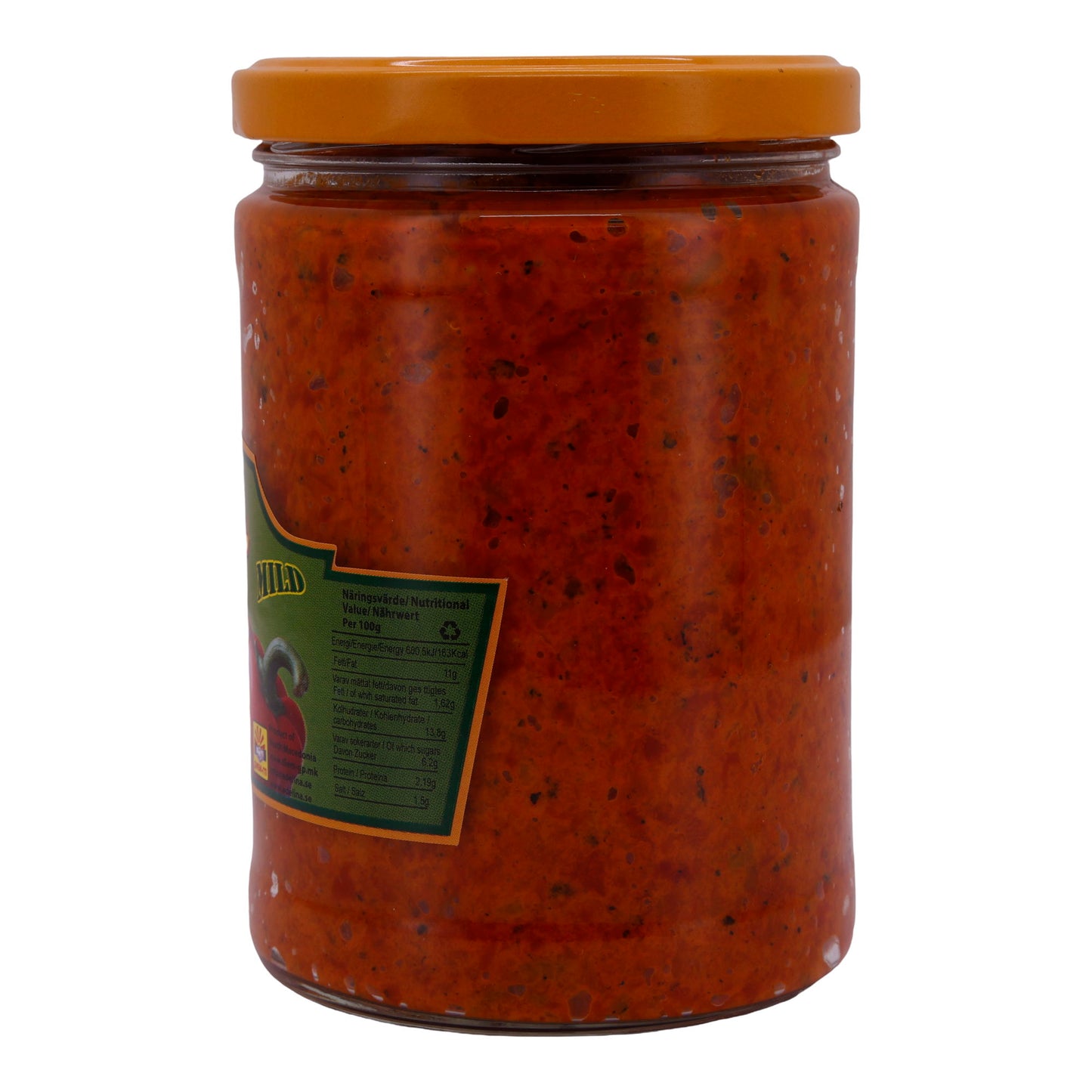 Paprikasaus Basš | Ajvar Mild | Mild gekruid, uit Noord-Macedonië | 580 g