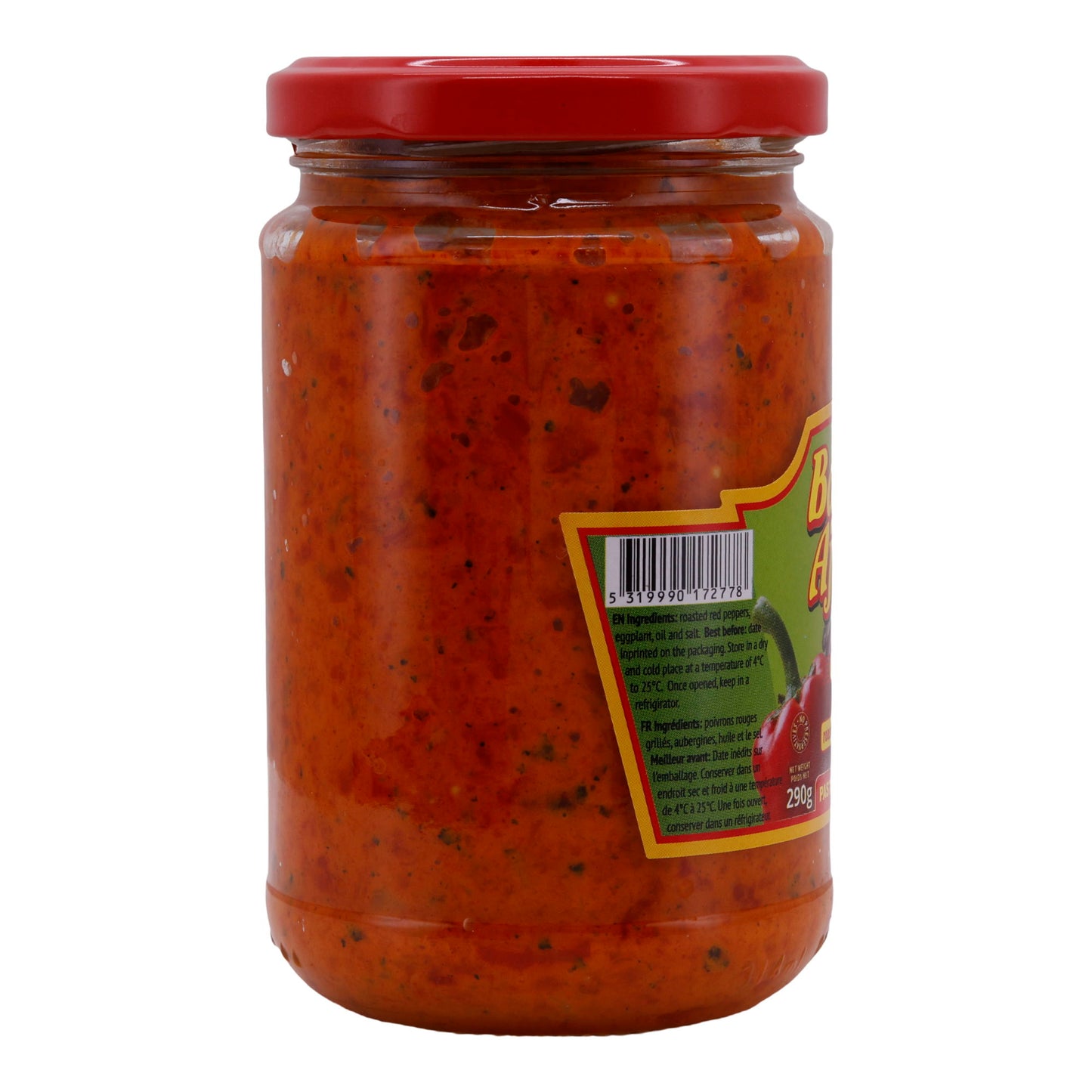 Baš Ajvar spicy – Pepper paste with grilled peppers, 290 g, aromatic and spicy