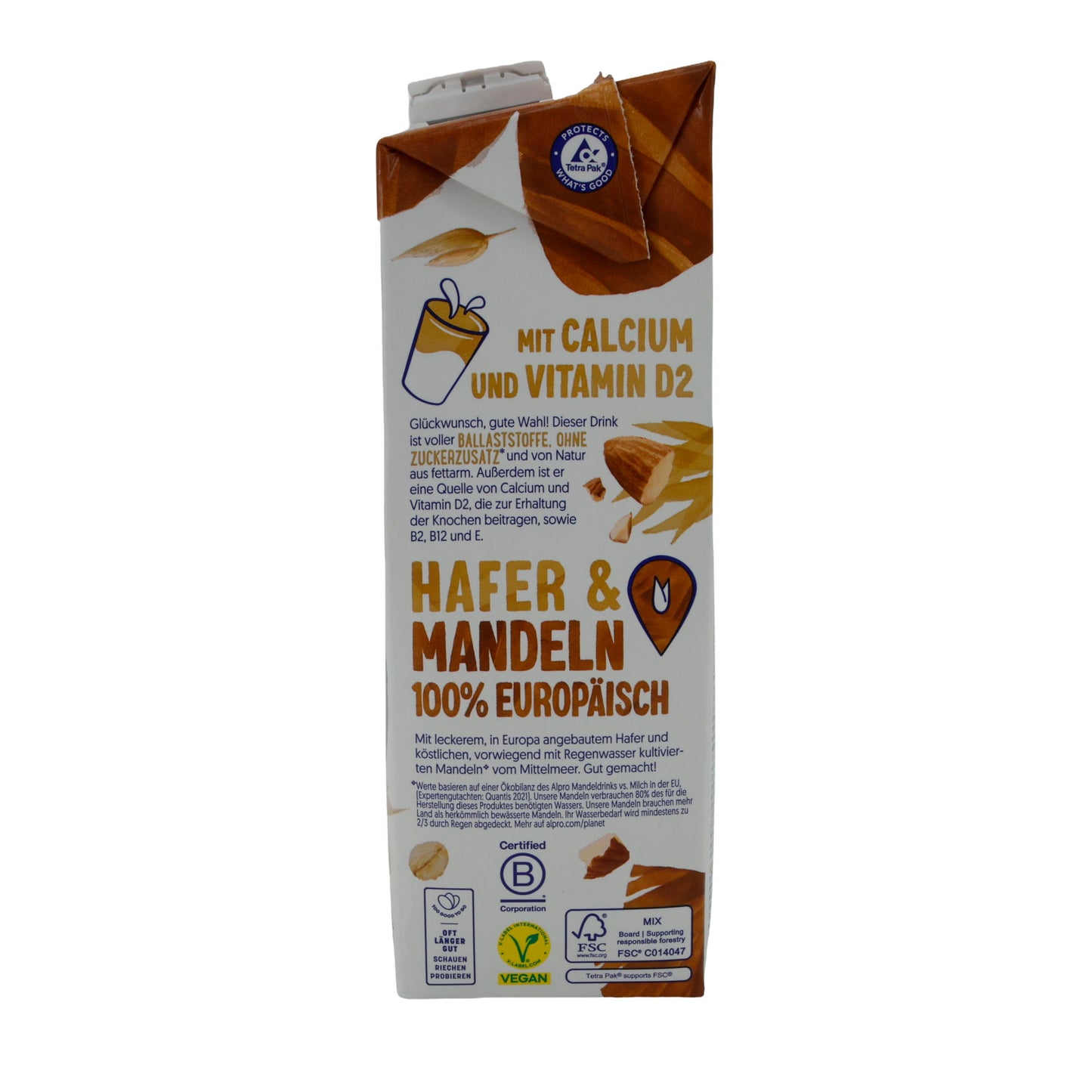 Alternativa vegetale al latte Alpro Bevanda Avena & Mandorla | Con fibre | 1 L