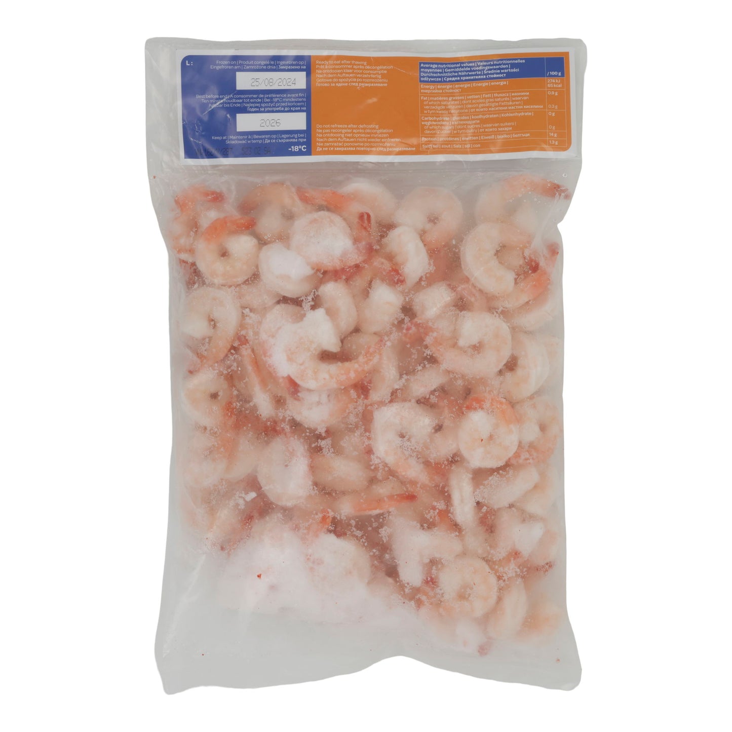 Garnelen Epic | Party Gambas | Premium, geschält mit Schwanz | 800 g