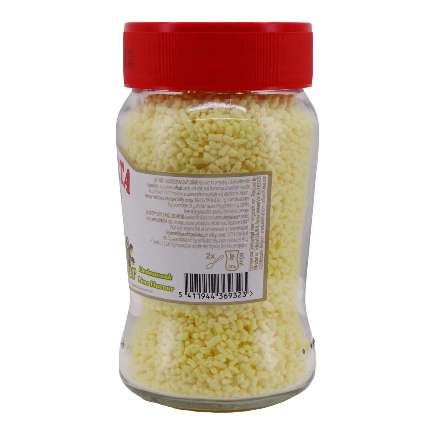 Oraleta bevanda istantanea Sebahat | Granulato al gusto lime | Rinfrescante polvere per bevanda turca | 220 g