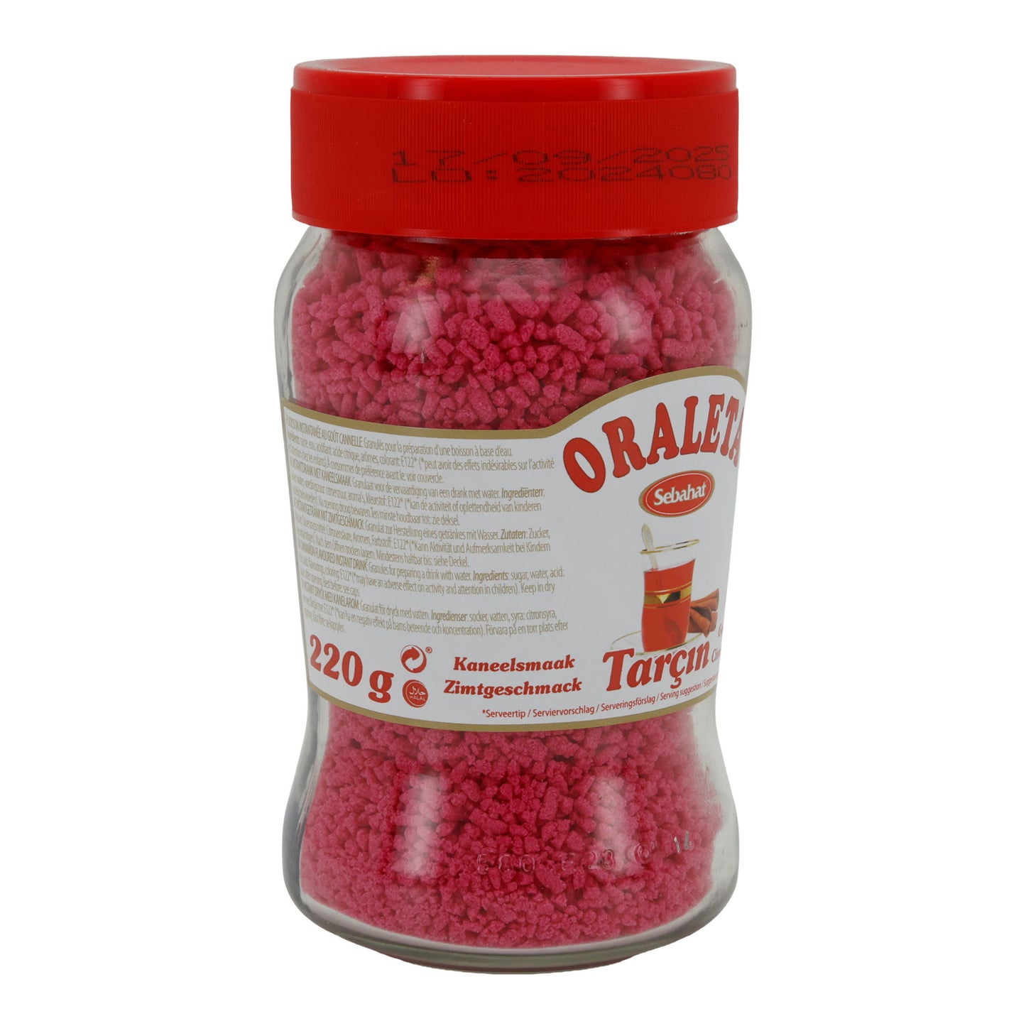 Instant Beverage Powder Oraleta Cinnamon | Instant Powder | Cinnamon Flavor | 220 g Glass