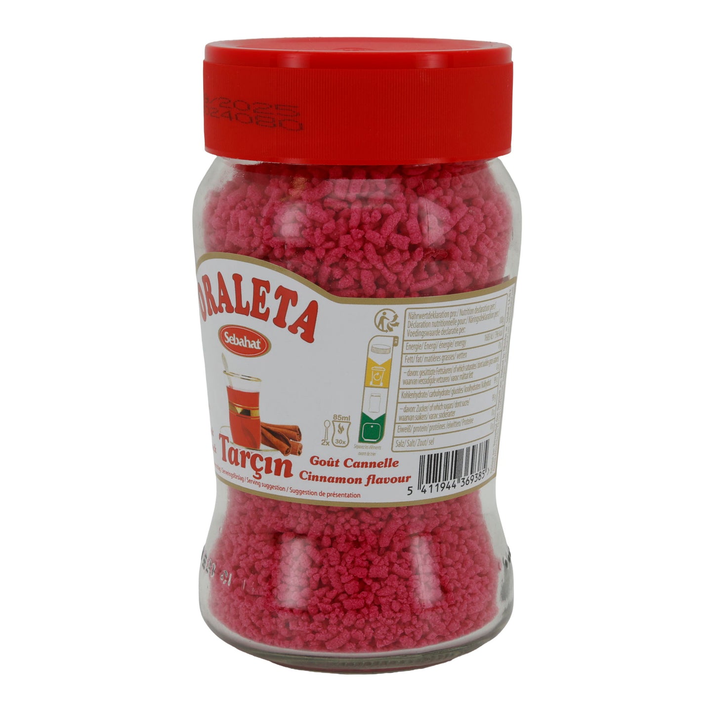 Instant Beverage Powder Oraleta Cinnamon | Instant Powder | Cinnamon Flavor | 220 g Glass