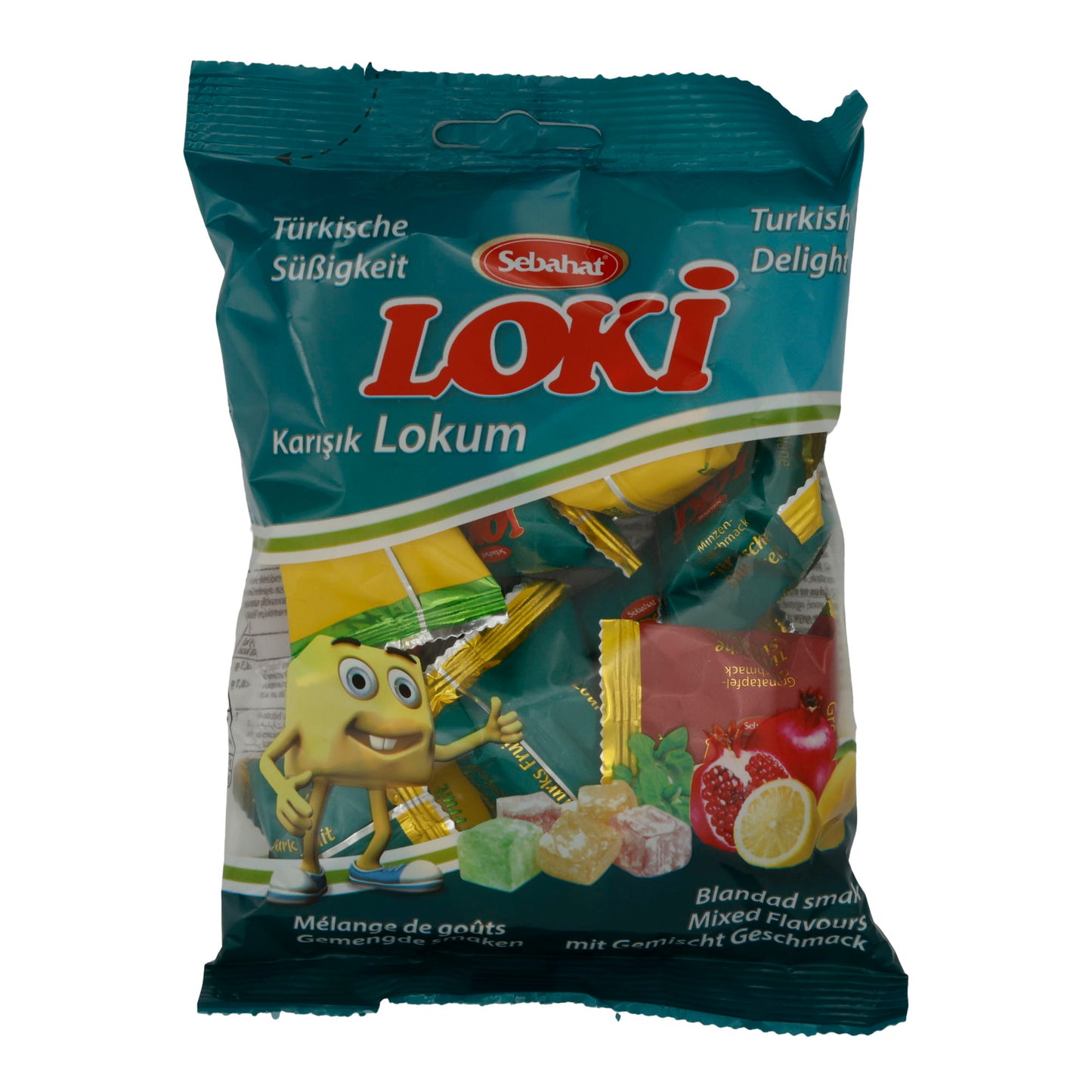 Lokum Sebahat Loki Mixed | Turkish Delight | mixed flavor | 200 g