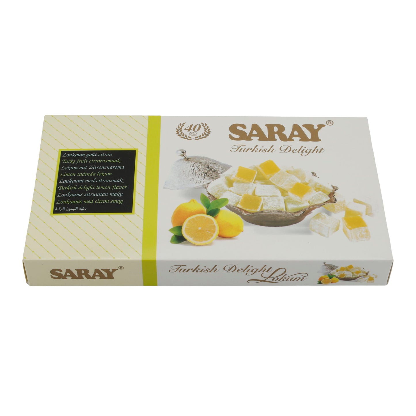 Lokum Saray | Turkse lekkernij | Met citroensmaak | 400g