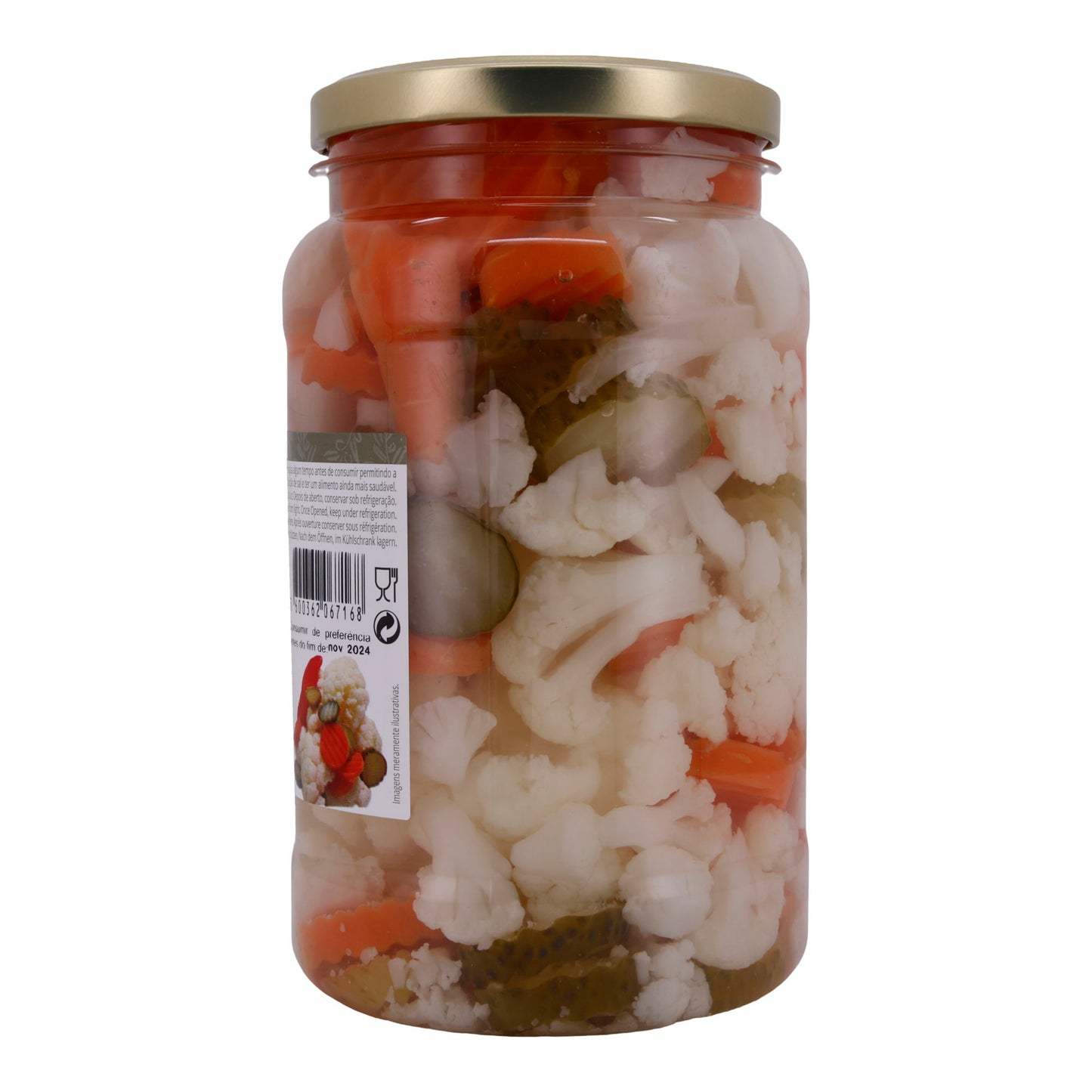 Eingelegte Gemüse Avei | Pickles | Leckere Mischung | 1400 g