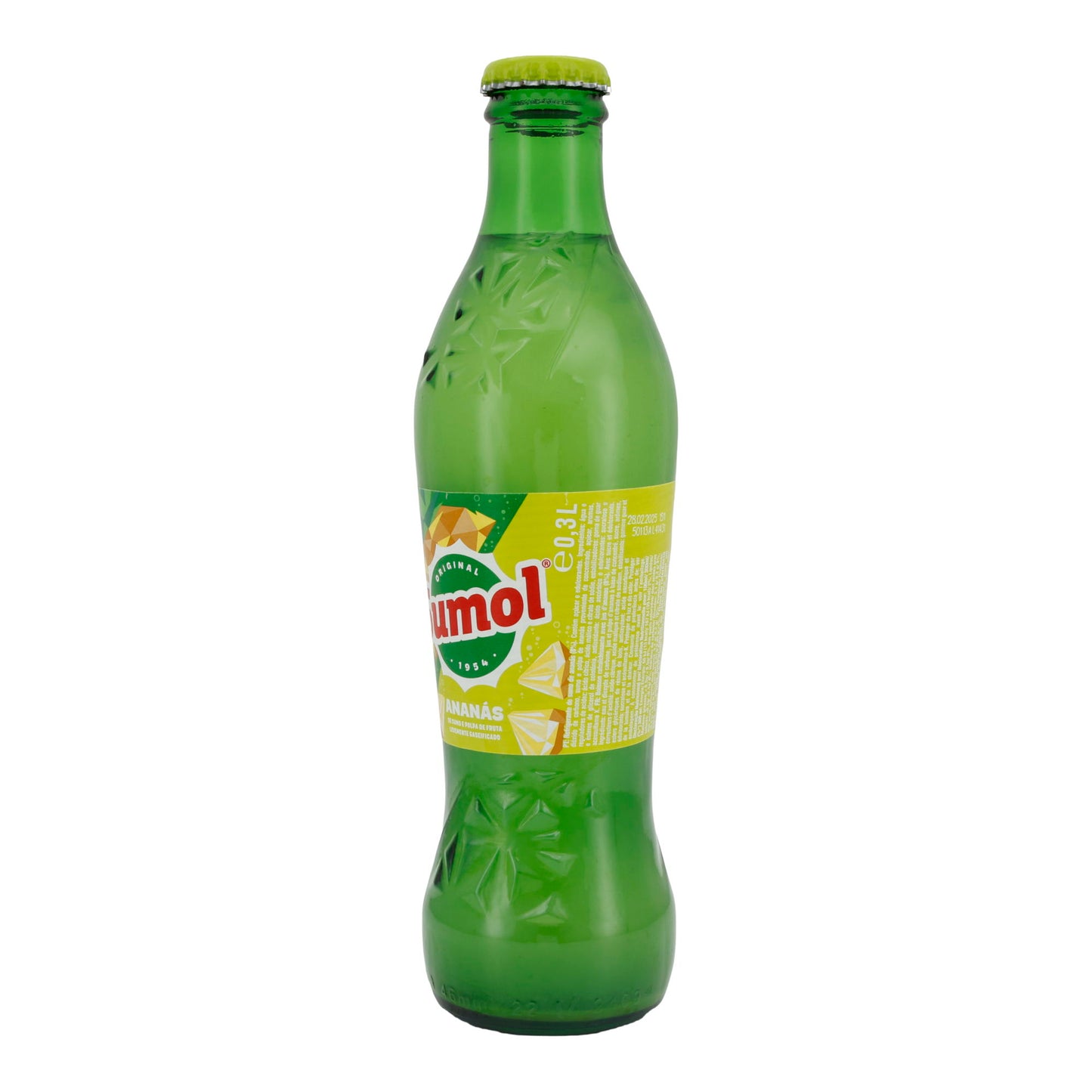 Softgetränk Sumol | Ananás | Erfrischendes Ananas-Softgetränk mit natürlichem Fruchtgeschmack | 0,33 l