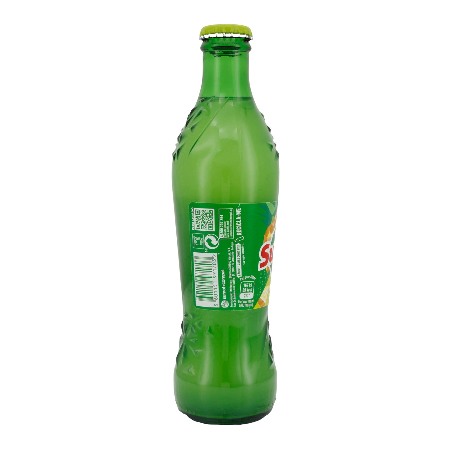 Softgetränk Sumol | Ananás | Erfrischendes Ananas-Softgetränk mit natürlichem Fruchtgeschmack | 0,33 l