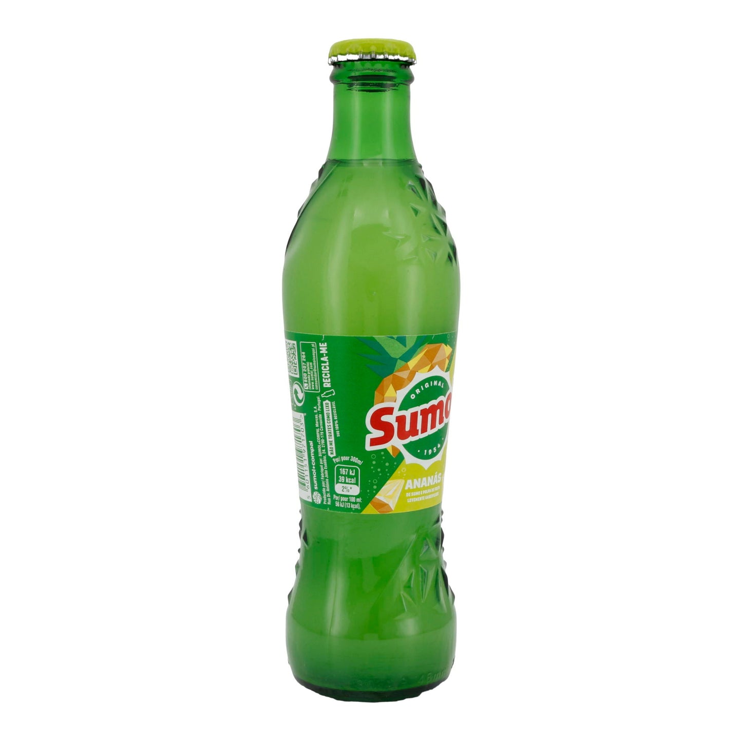 Softgetränk Sumol | Ananás | Erfrischendes Ananas-Softgetränk mit natürlichem Fruchtgeschmack | 0,33 l SUMOL