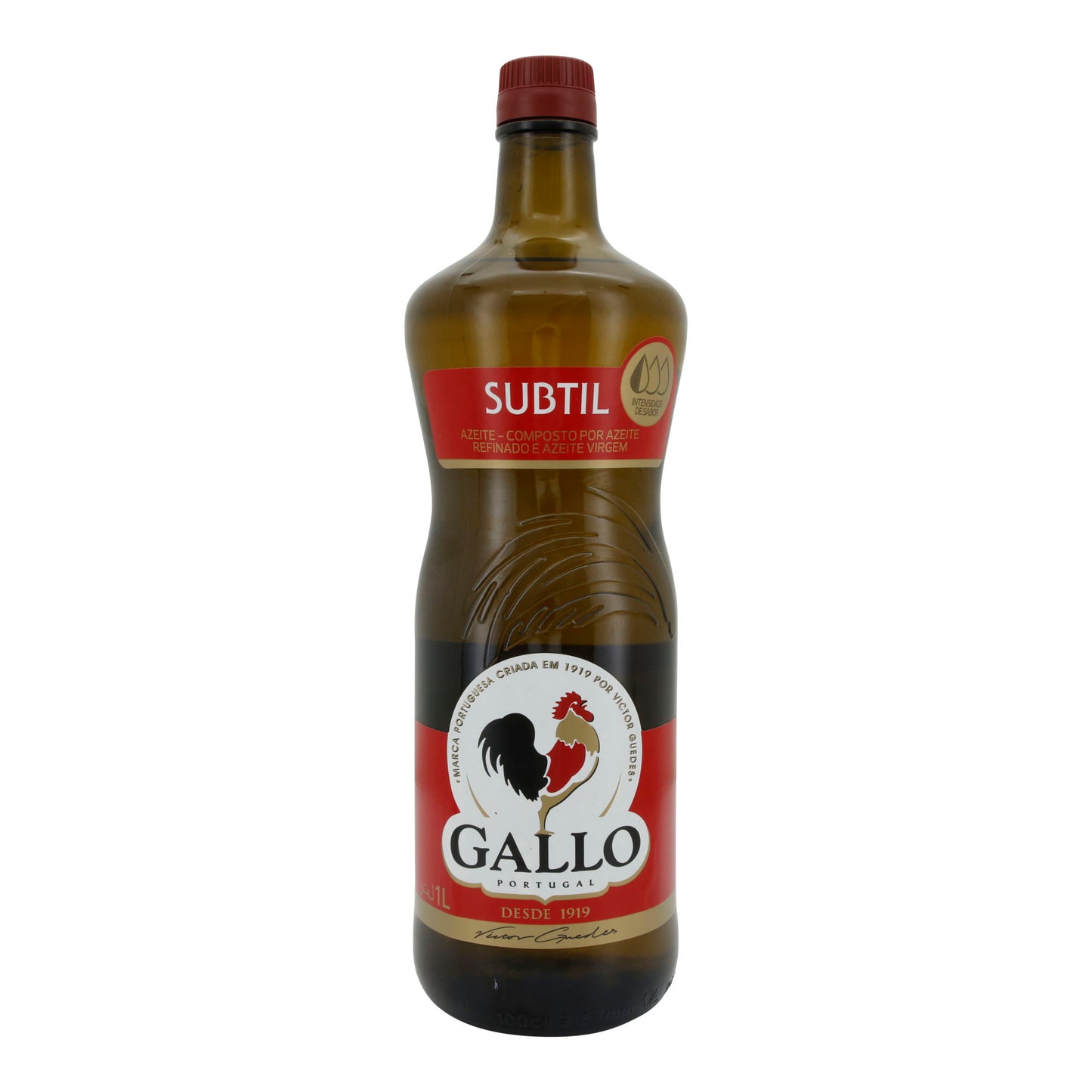 Huile d'olive Gallo | Subtil | Mélange doux d'huile d'olive raffinée et vierge | 1 L