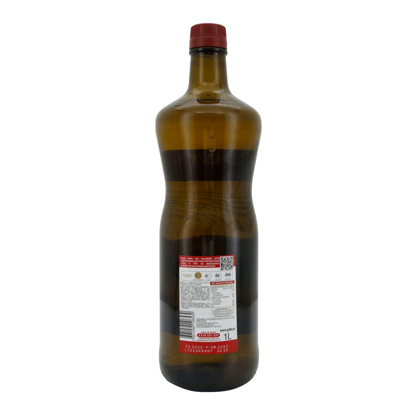 Huile d'olive Gallo | Subtil | Mélange doux d'huile d'olive raffinée et vierge | 1 L