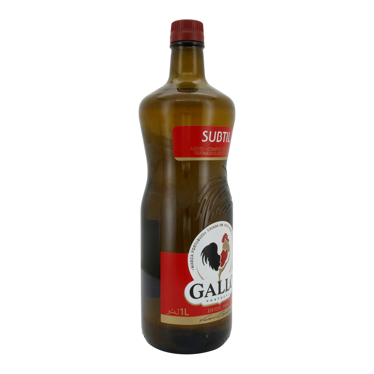 Huile d'olive Gallo | Subtil | Mélange doux d'huile d'olive raffinée et vierge | 1 L