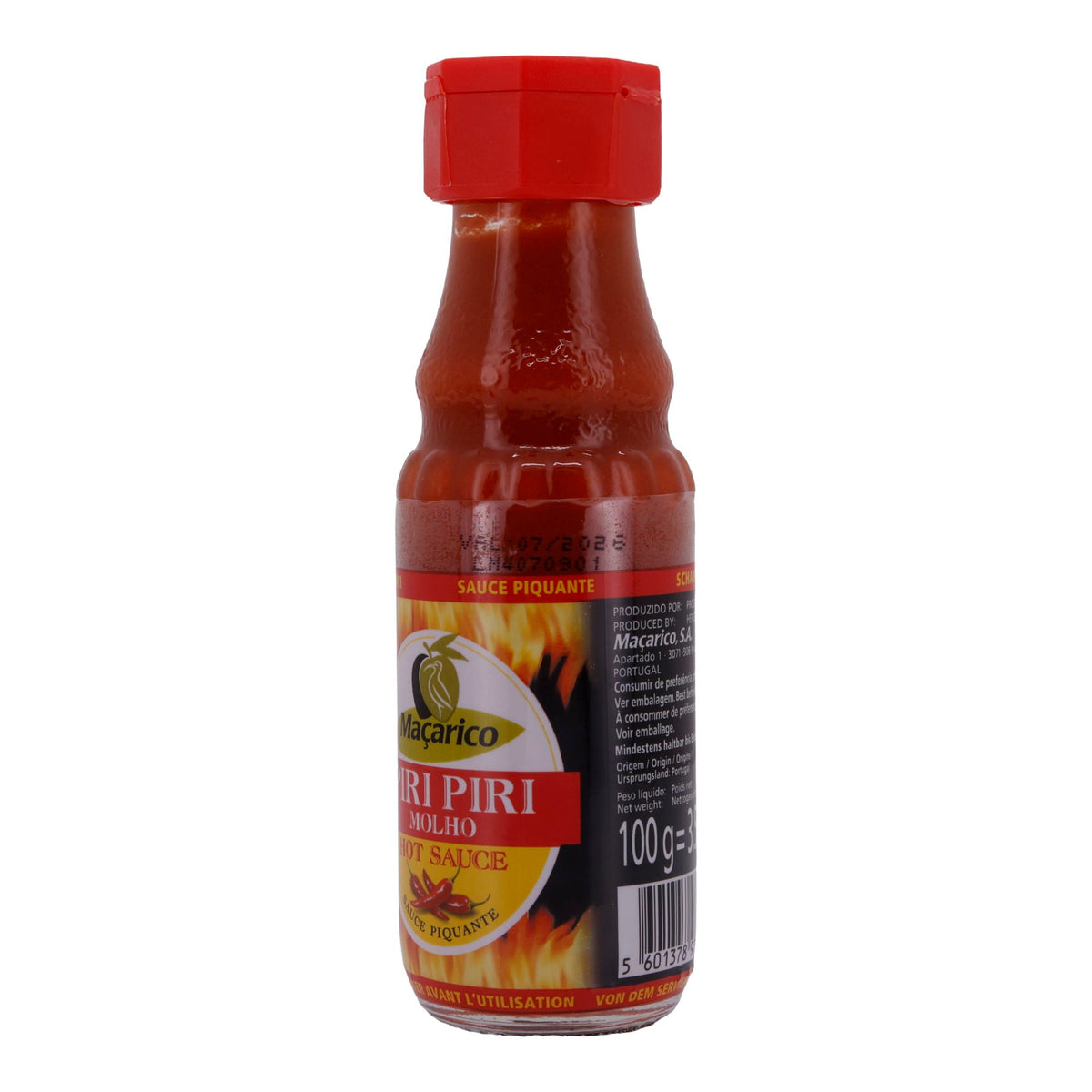 Sauce Maçarico | Piri-Piri-Sauce | Würzig-scharfe Sauce für vielseitige Gerichte | 100 g MACARICO