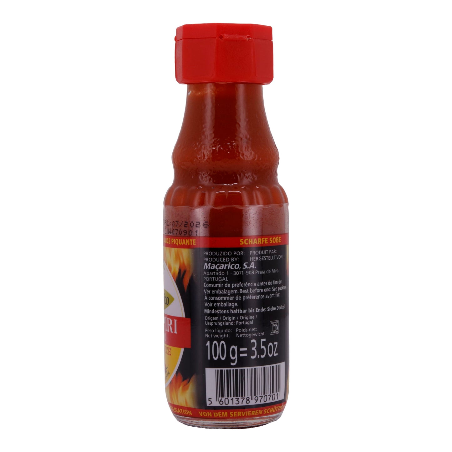 Salsa Maçarico | Salsa Piri-Piri | Salsa piccante speziata per piatti versatili | 100 g