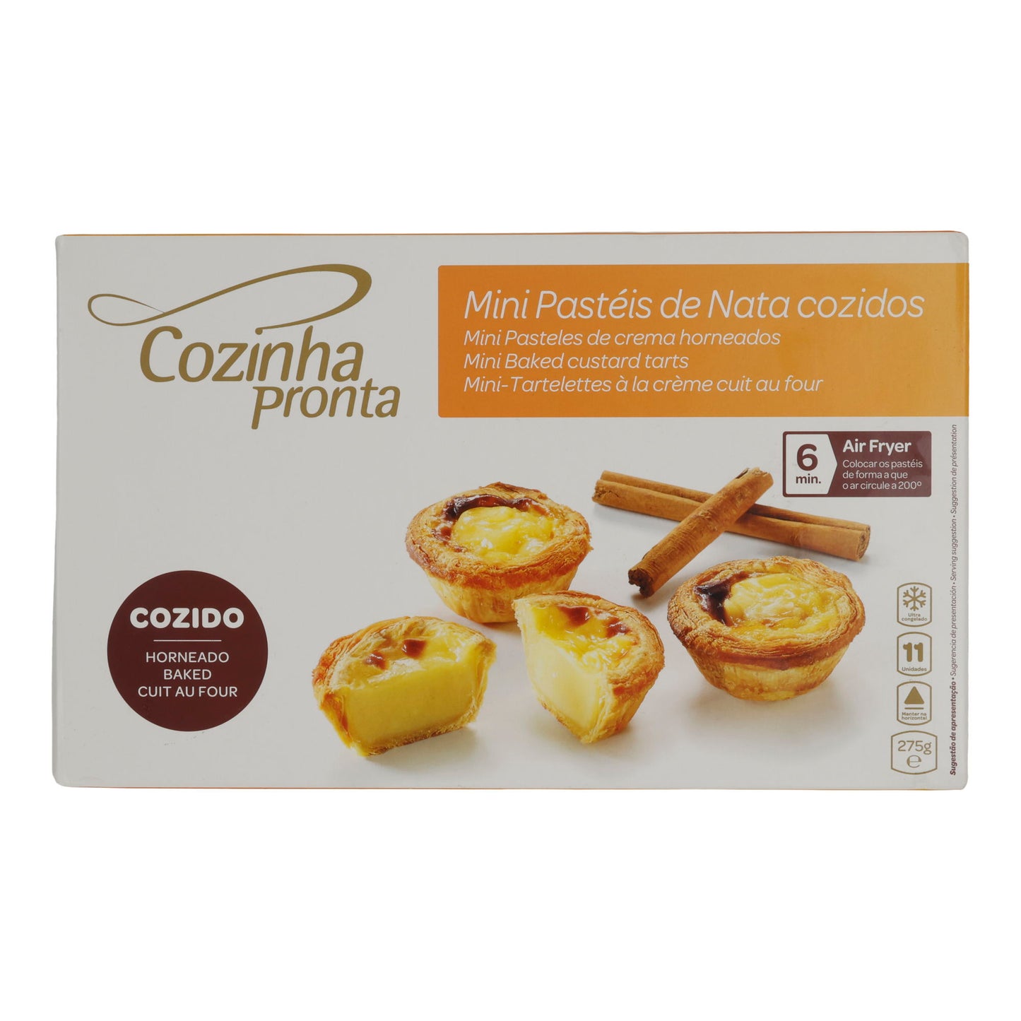 Puddingtörtchen Cozinha Pronta | Mini Pastéis de Nata | Surgelati | 275 g