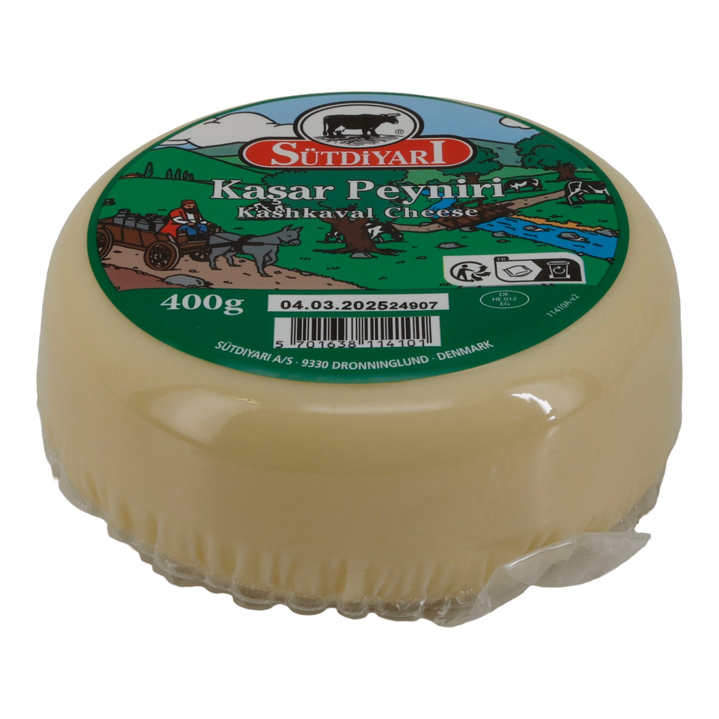 Käse Sütdiyarı Kaşar Peynir | Käse | Kashkaval demi-ferme polyvalent | 400 g
