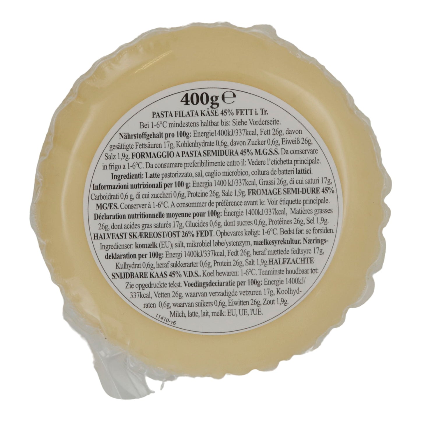 Käse Sütdiyarı Kaşar Peynir | Käse | Kashkaval demi-ferme polyvalent | 400 g