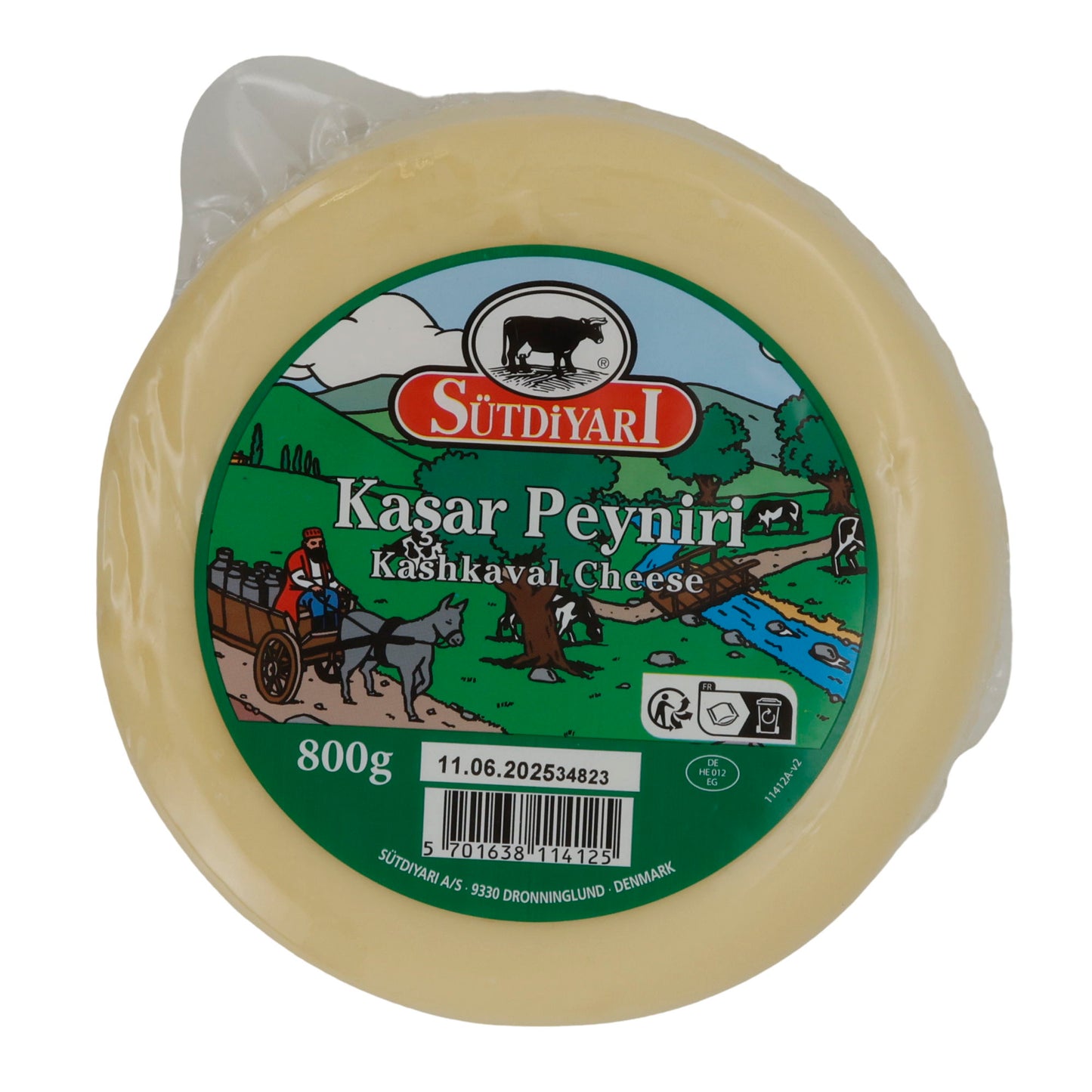 Käse Sütdiyarı Kaşar Peynir | Käse | Kashkaval demi-ferme polyvalent | 800 g